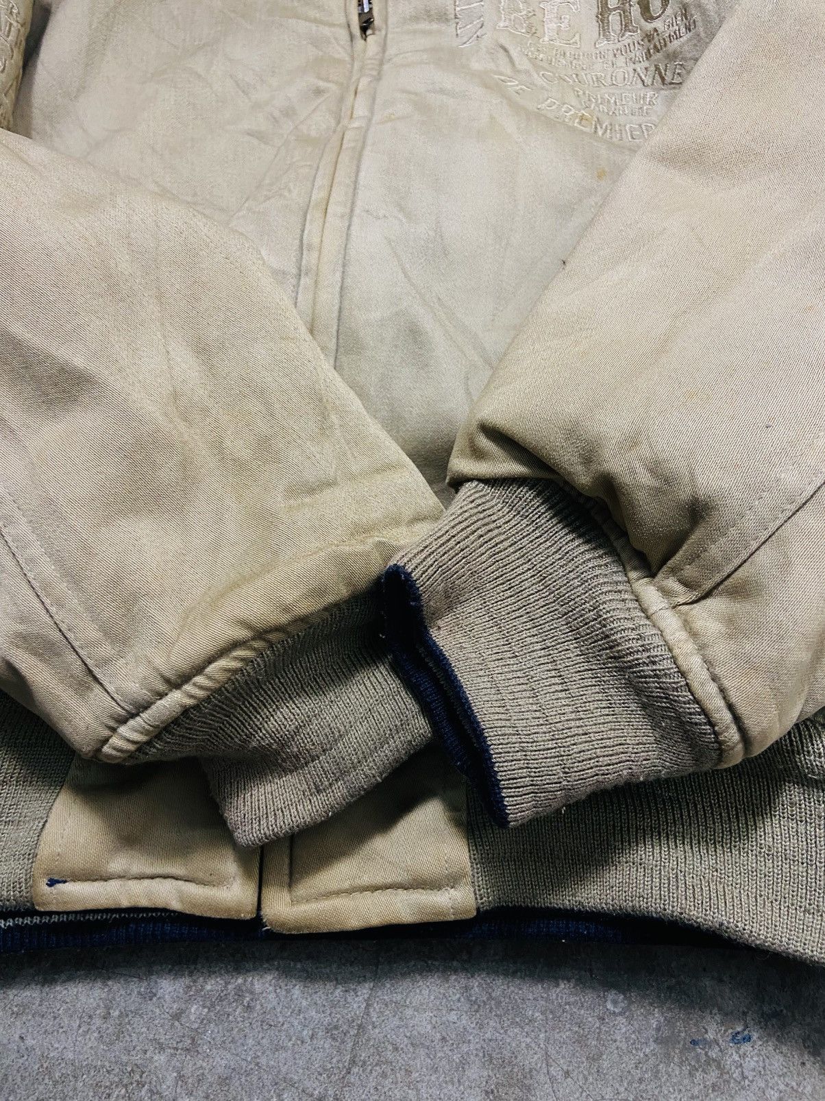 Japanese Brand Vintage Be Hot Reversible Wool Bomber Jacket Size US XL / EU 56 / 4 - 8 Thumbnail