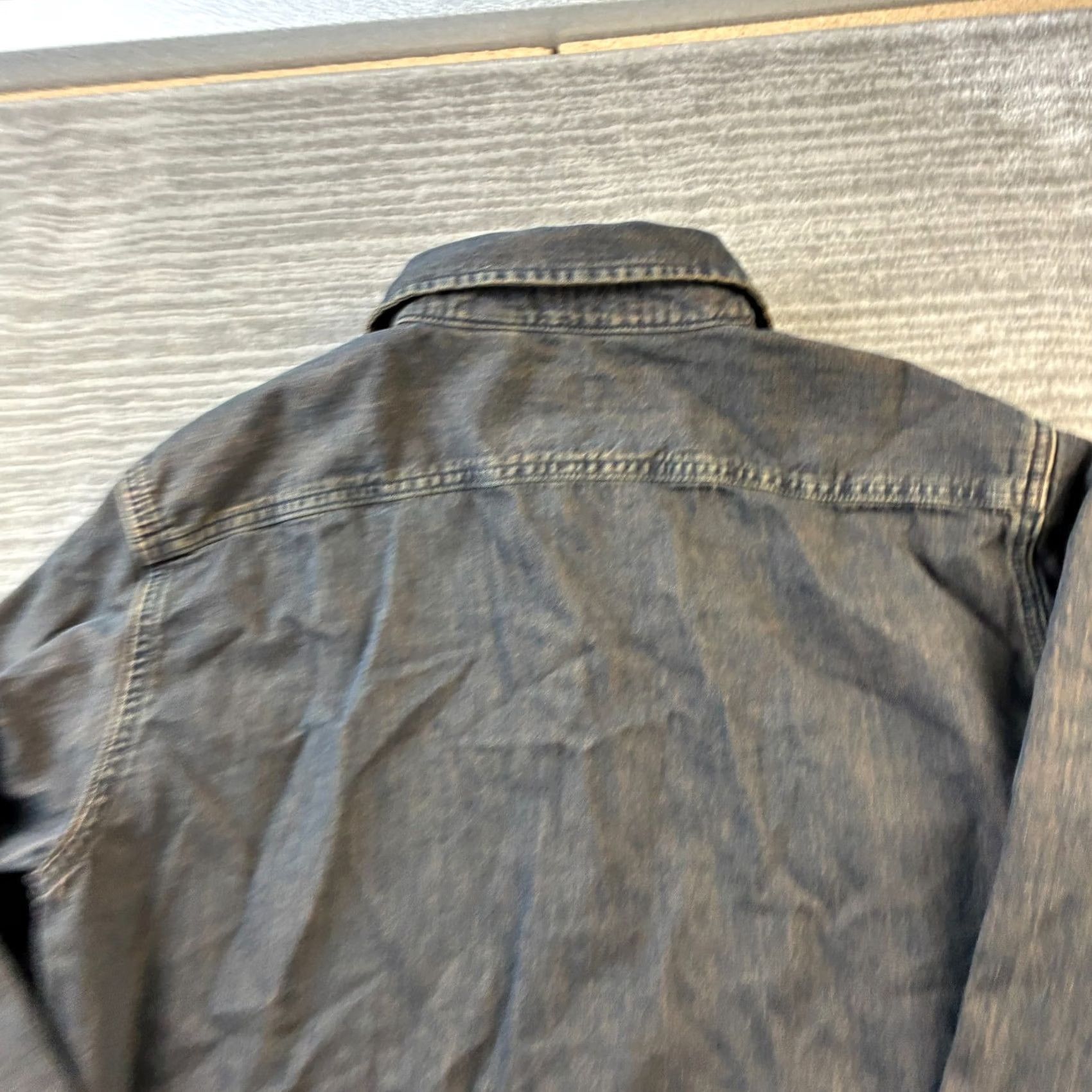 Levi's Levi's Shirt Mens Small Black Patina Dye Twill Worker Button Denim Double Pocket Size US S / EU 44-46 / 1 - 6 Thumbnail