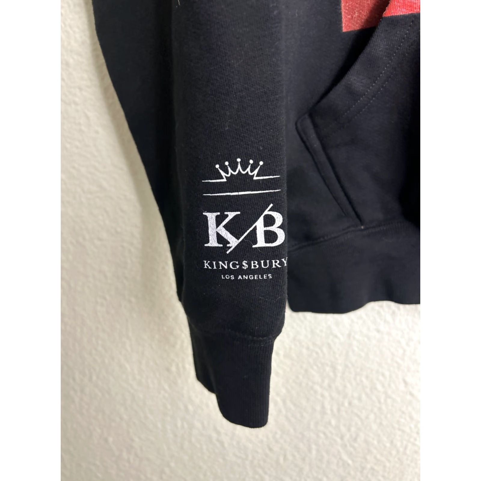 Vintage Kingsbury Los Angeles Mens Hoodie Pullover Black M Hoodstar Angel Graphic Pullover Hoodie Mens Black Size US M / EU 48-50 / 2 - 7 Thumbnail
