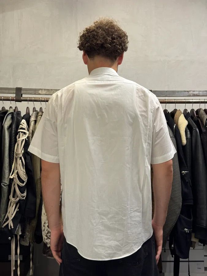 Designer × Vintage × Yves Saint Laurent 1990s Yves Saint Laurent White Short Sleeves Shirt Size US XL / EU 56 / 4 - 3 Thumbnail