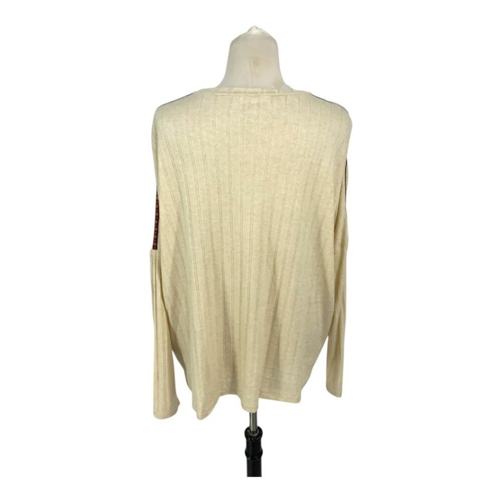Other BlueGrey Woven Trim Dolman Top Sz Small Medium NWOT $88 MSRP Size M / US 6-8 / IT 42-44 - 8 Thumbnail
