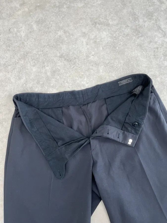 Prada 2000s Prada Black Tailored Pants Size US 34 / EU 50 - 8 Thumbnail