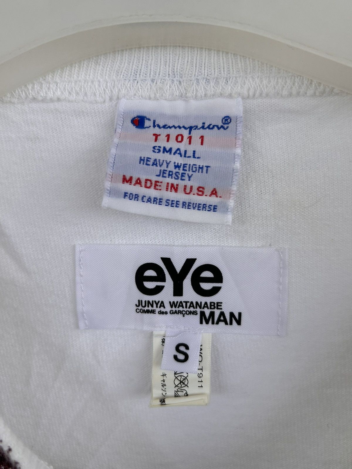 Comme des Garcons Vintage Graffiti Champion X CDG White Tee Size US M / EU 48-50 / 2 - 5 Thumbnail
