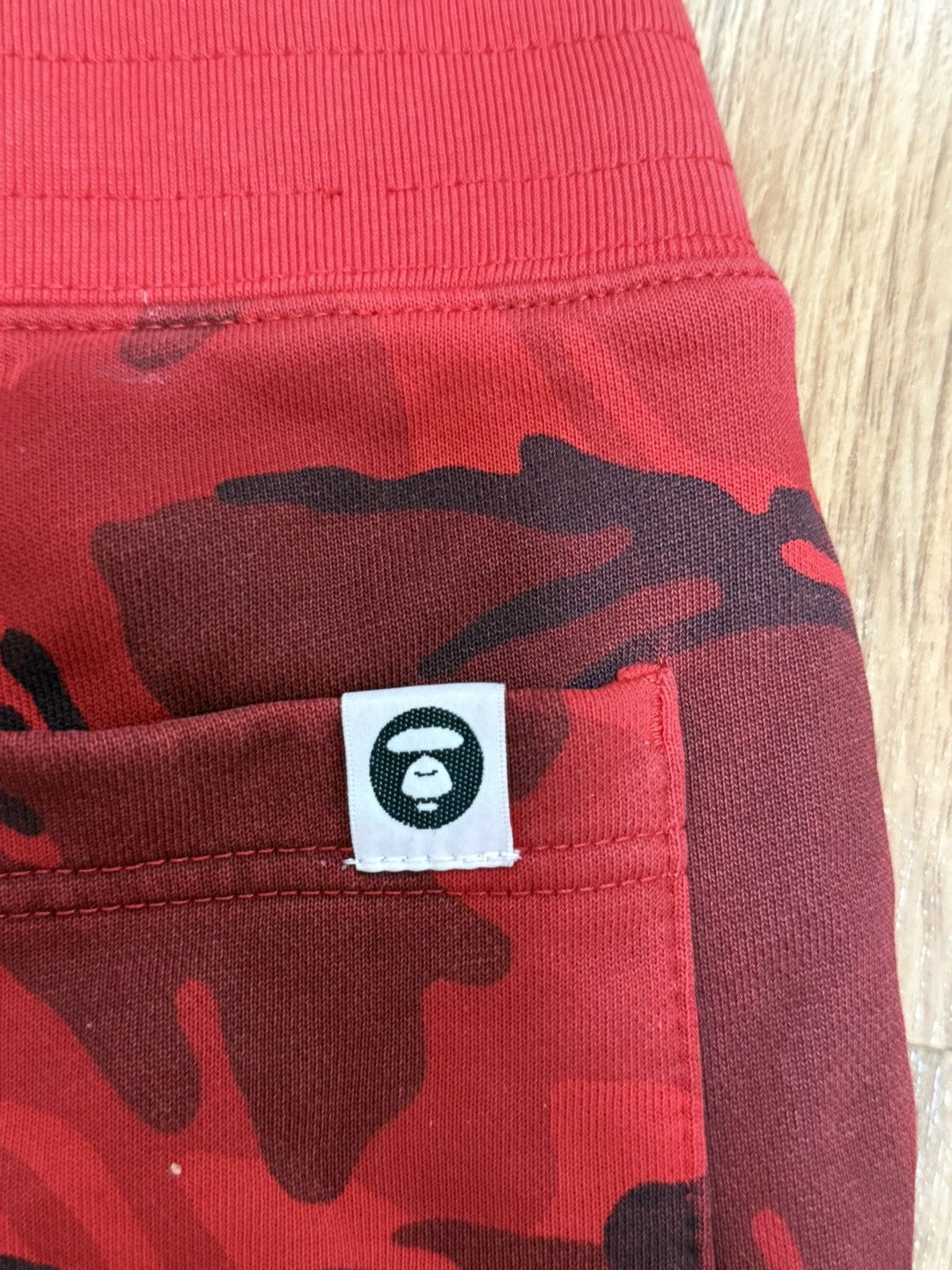 Aape × Bape red bape aape camo joggers Size US 29 - 6 Thumbnail