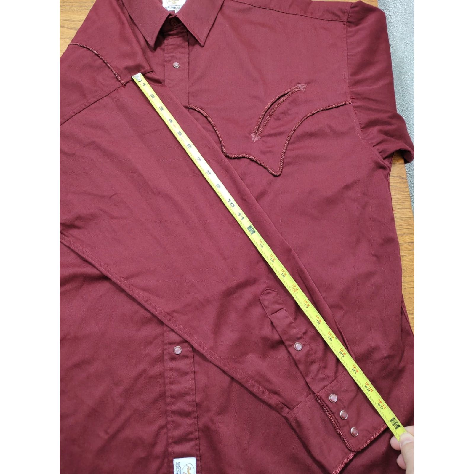 Vintage VINTAGE Panhandle Slim Pearl Snap Shirt Mens XL Red Cowboy Western Size US XL / EU 56 / 4 - 7 Thumbnail