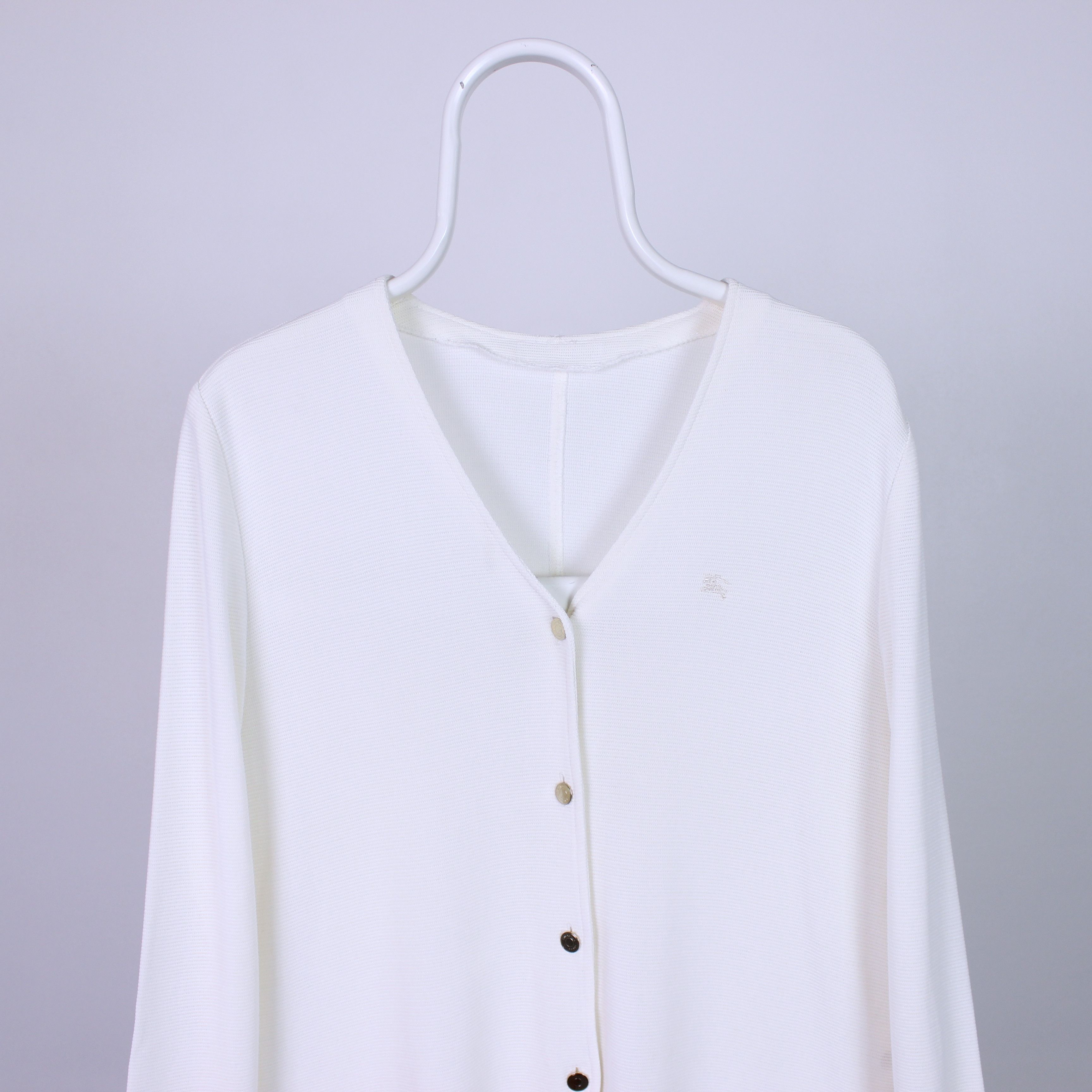 Burberry Burberry cardigan polyester women heavy M L golden buttons Size M / US 6-8 / IT 42-44 - 3 Thumbnail