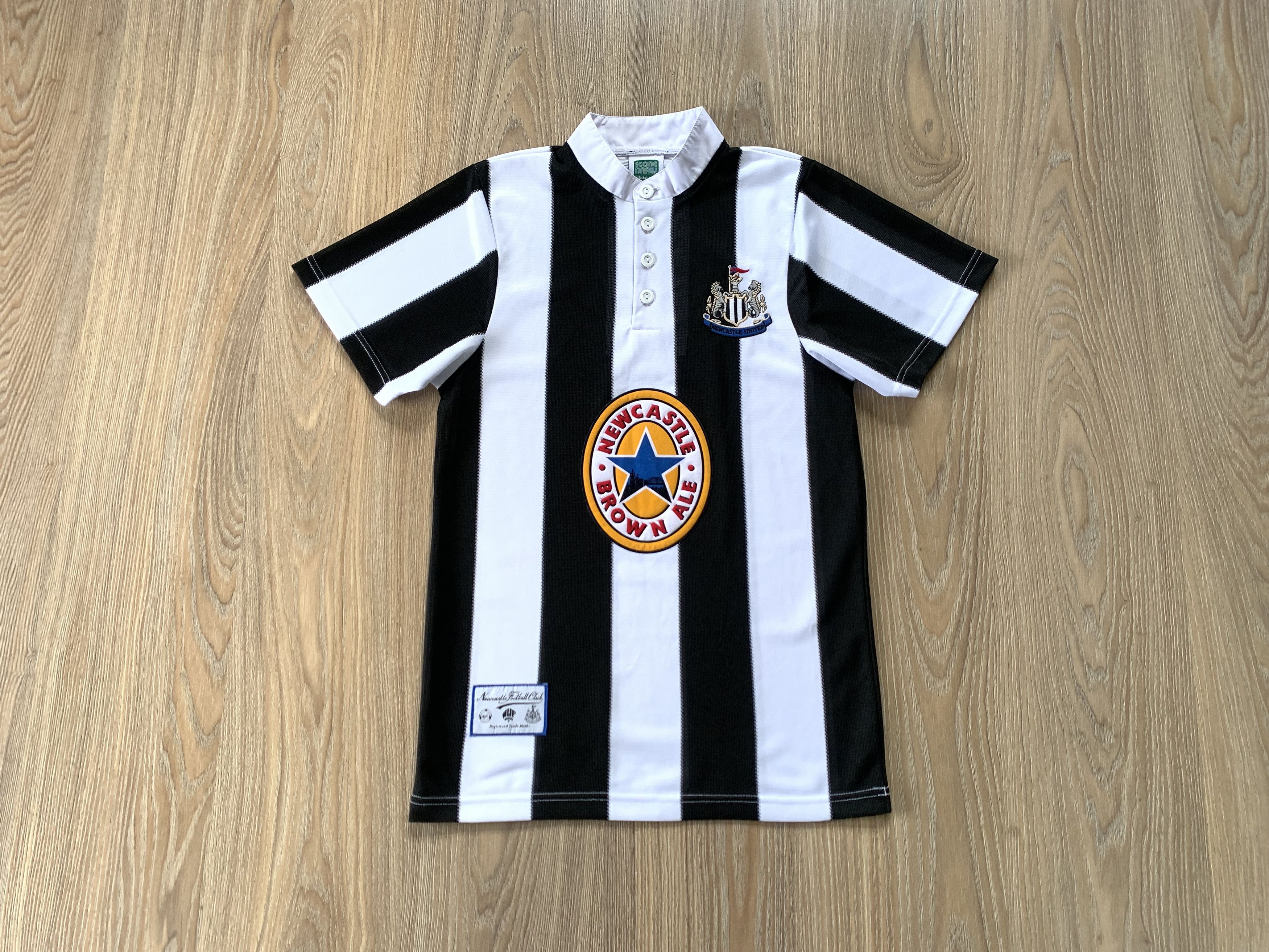 Newcastle United Score Draw Football Shirts Score Draw Retro