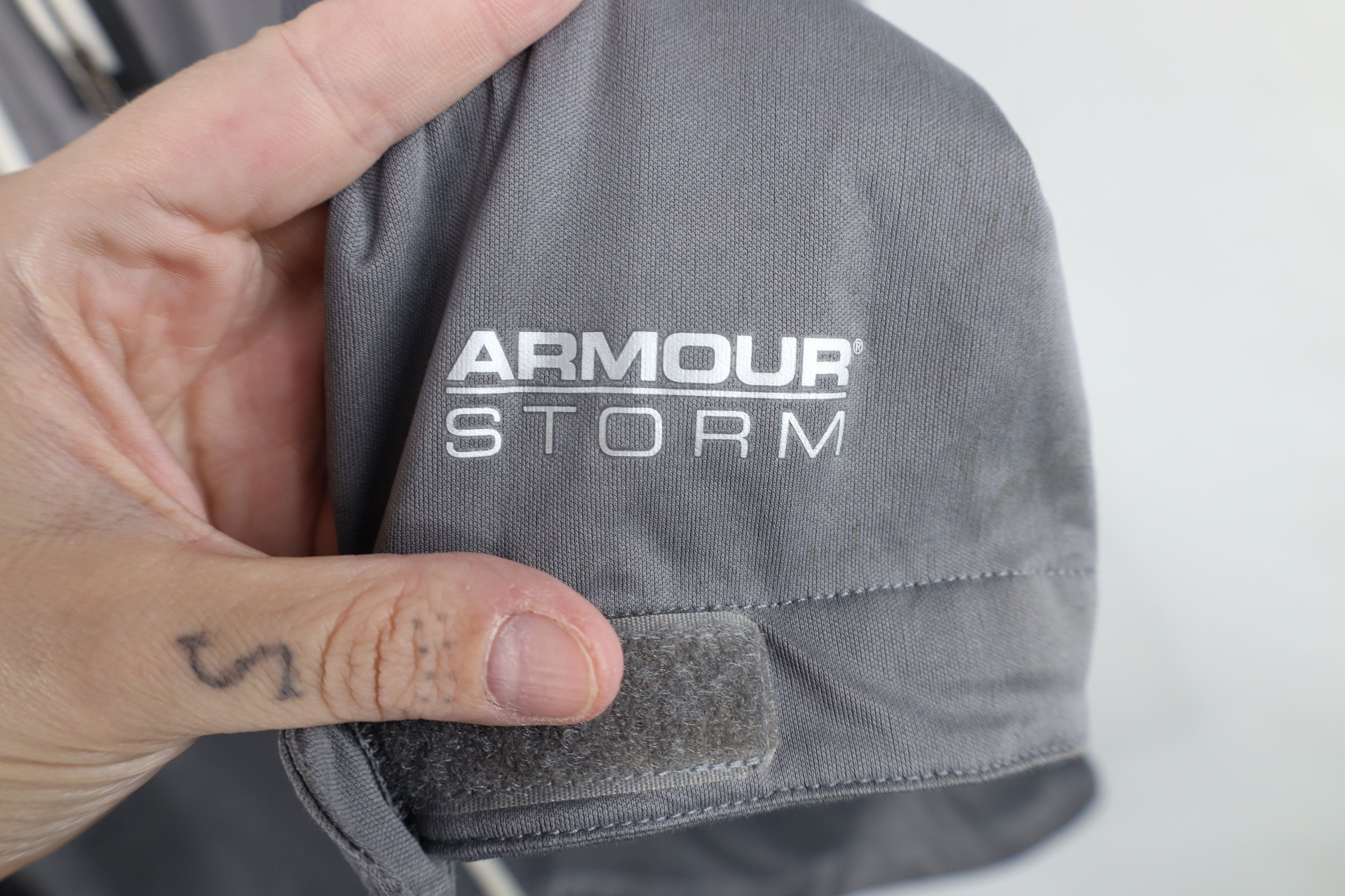 Under Armour Under Armour Storm Distressed Full Zip Rain Jacket Coat Gray Size US M / EU 48-50 / 2 - 7 Thumbnail