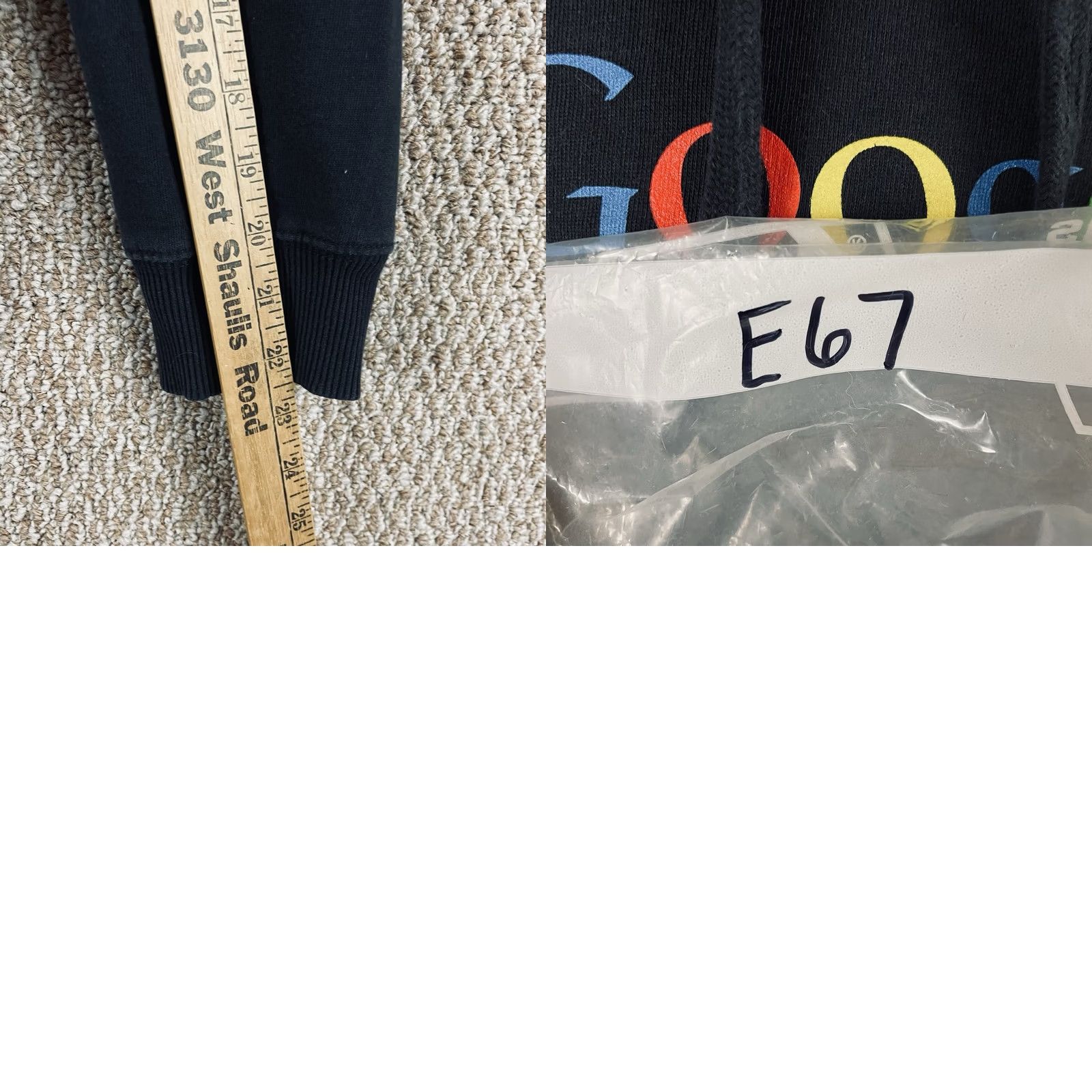Vintage VINTAGE Google Hoodie L/XL Black Pullover Sweatshirt 90s Y2K Tech Computer E67 Size US L / EU 52-54 / 3 - 8 Thumbnail