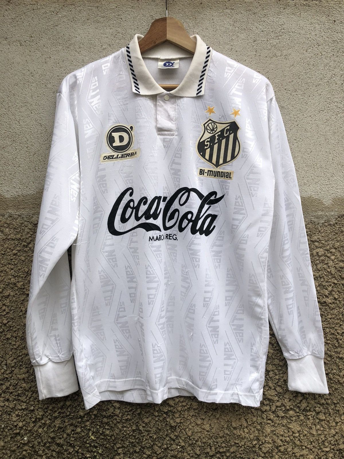 Vintage Rare!! Vintage Santos FC 1993 Home Jersey Size US M / EU 48-50 / 2 - 1 Thumbnail