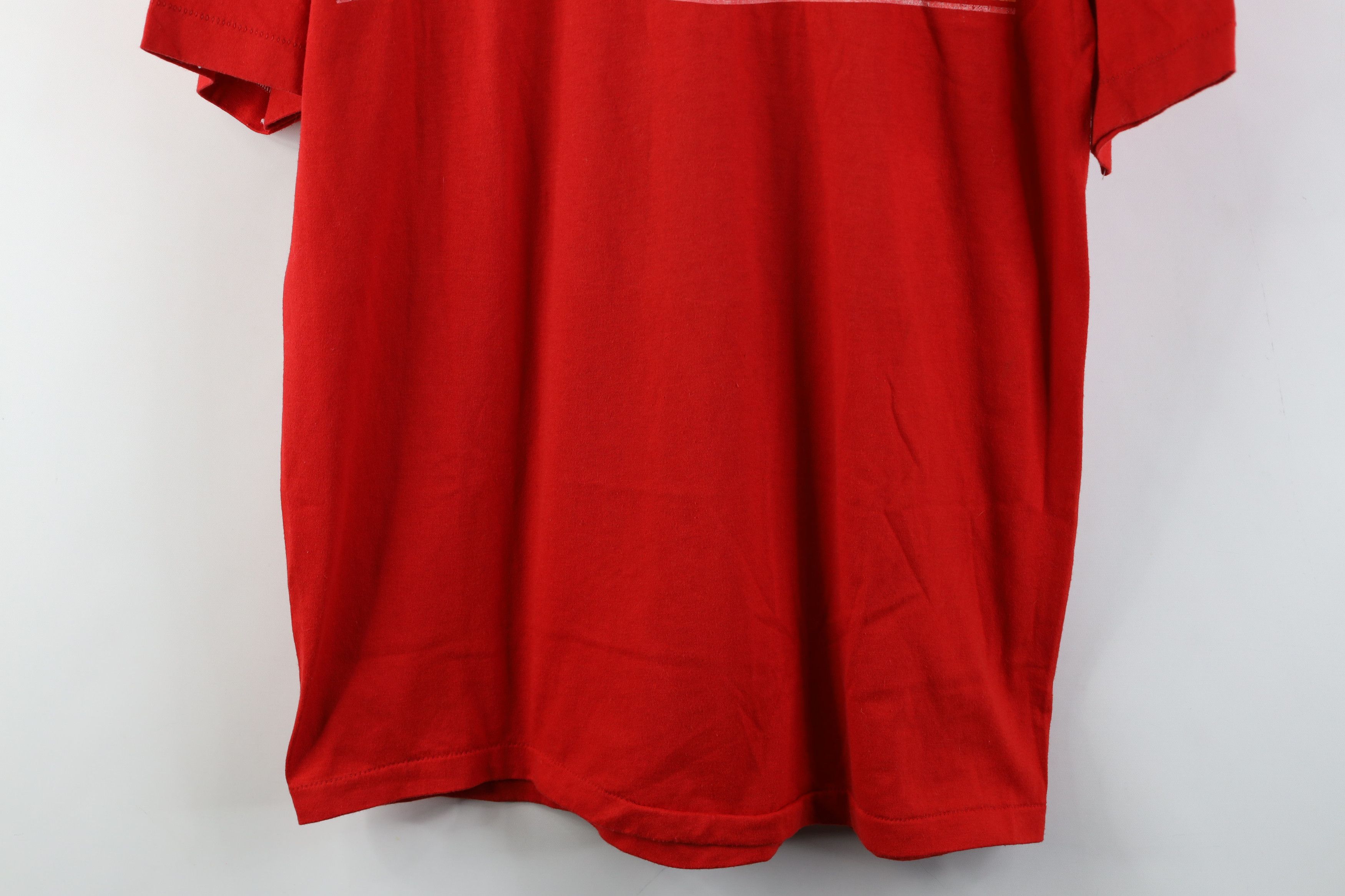 Vintage Vintage 70s Boston University Short Sleeve T-Shirt USA Size L / US 10 / IT 46 - 3 Thumbnail
