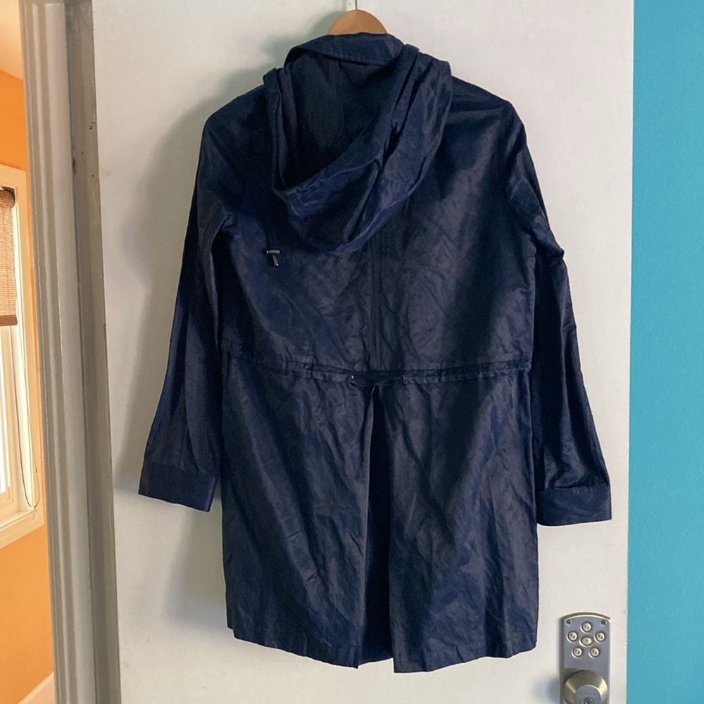 Joie Joie Eisner Utility Jacket XS Navy Blue Hip Length Trench Co Size XS / US 0-2 / IT 36-38 - 10 Thumbnail