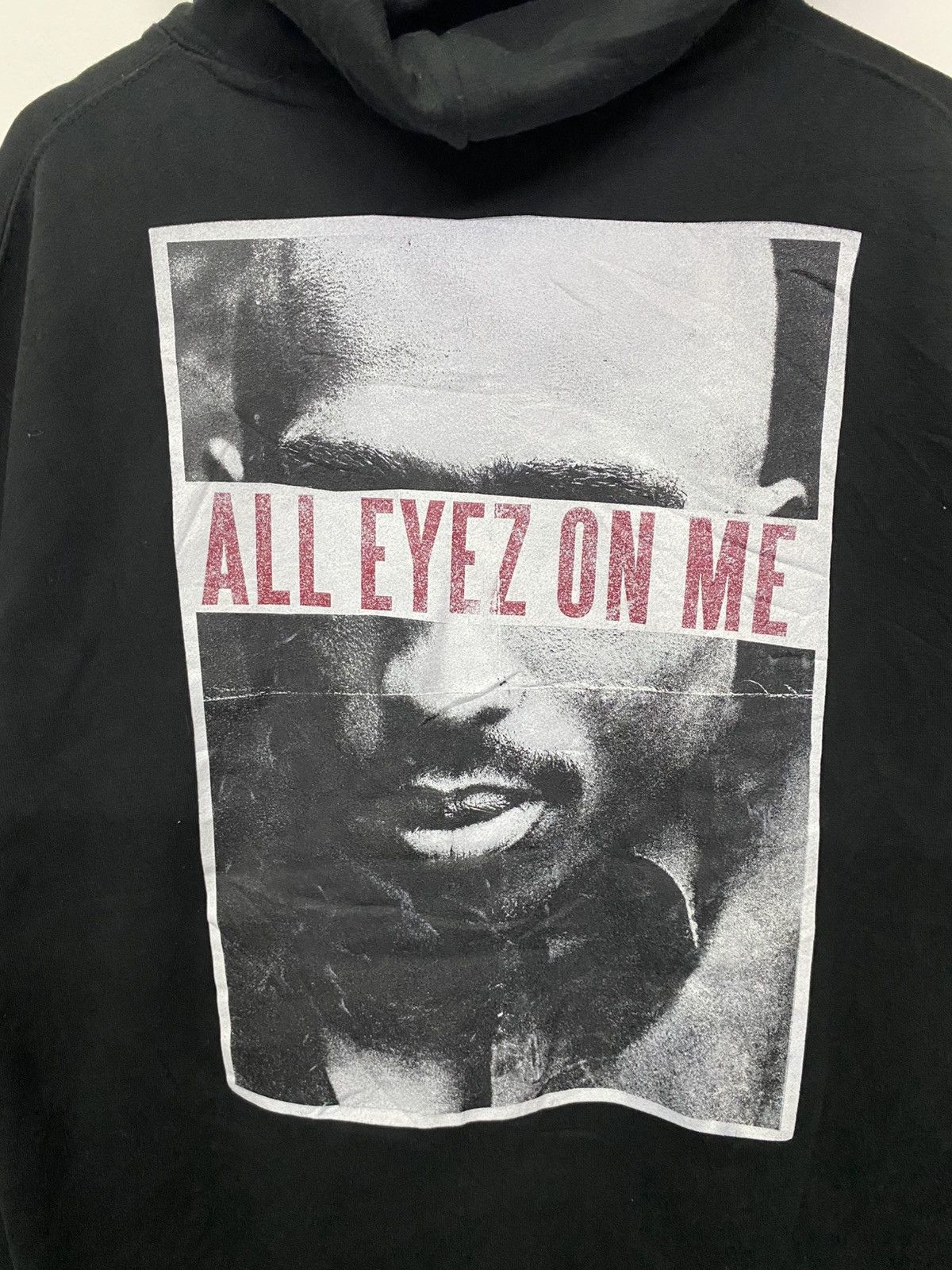 Rap Tees Tupac Big Print On Back Hoodie Sweatshirt Size US M / EU 48-50 / 2 - 2 Thumbnail