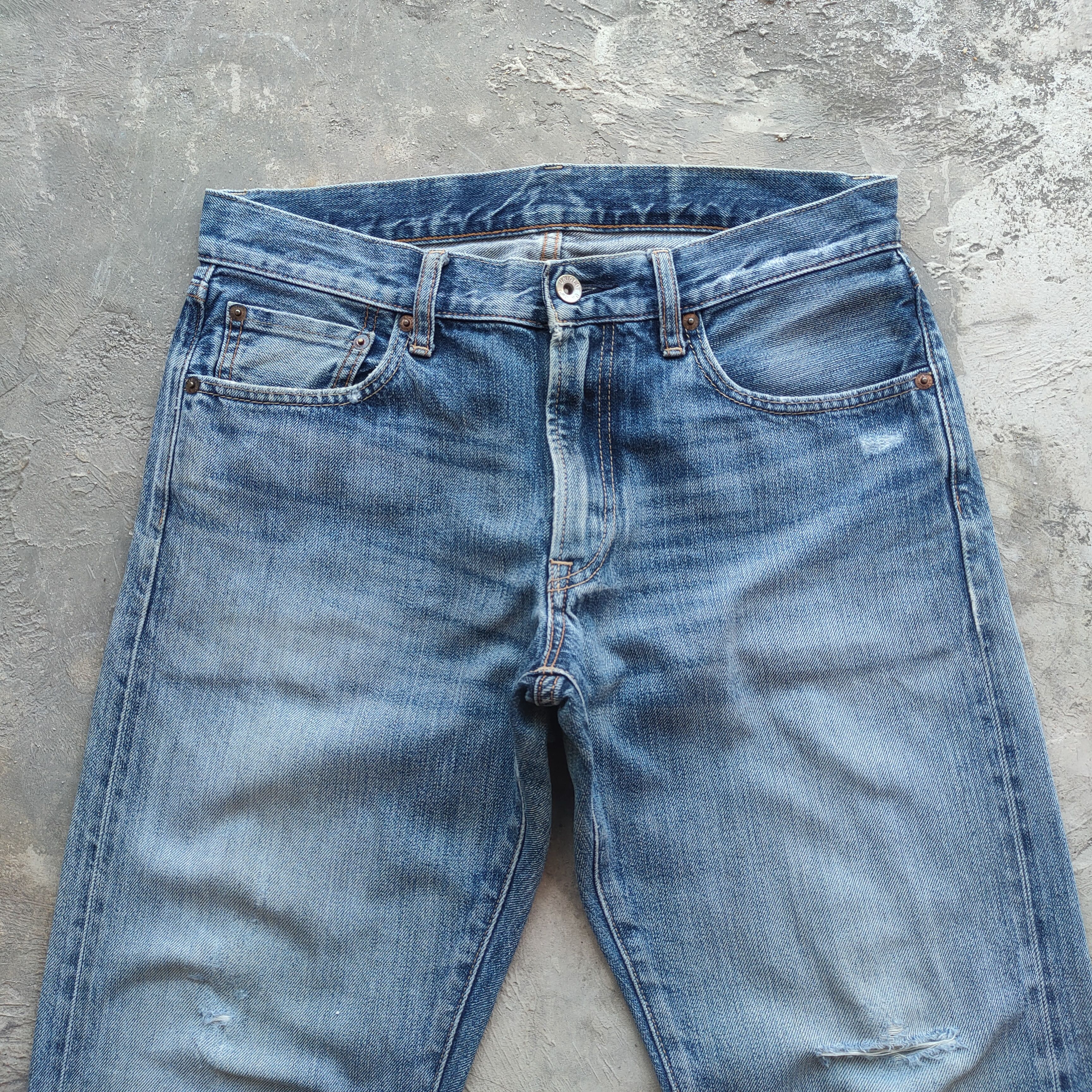Japanese Brand W32 VINTAGE JAPANESE FADED DISTRESSED JEANS DENIM PANTS Size US 32 / EU 48 - 3 Thumbnail