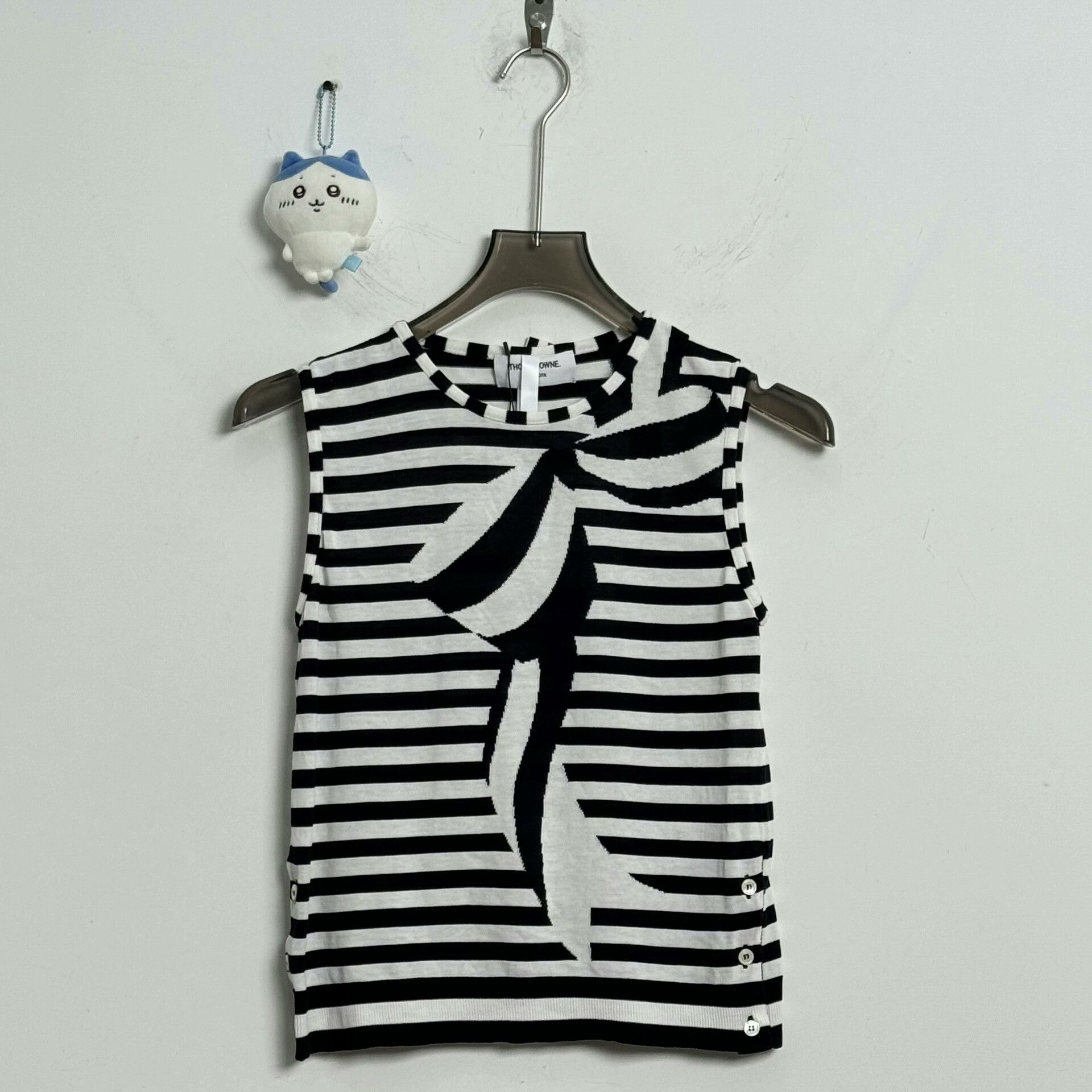 Thom Browne Thom Browne Black and White Striped Vest Size M / US 6-8 / IT 42-44 - 1 Thumbnail