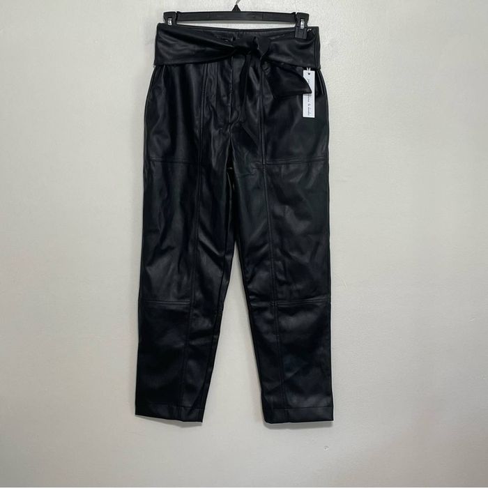 Young Fabulous & Broke Young Fabulous & Broke Black Faux Leather Pants