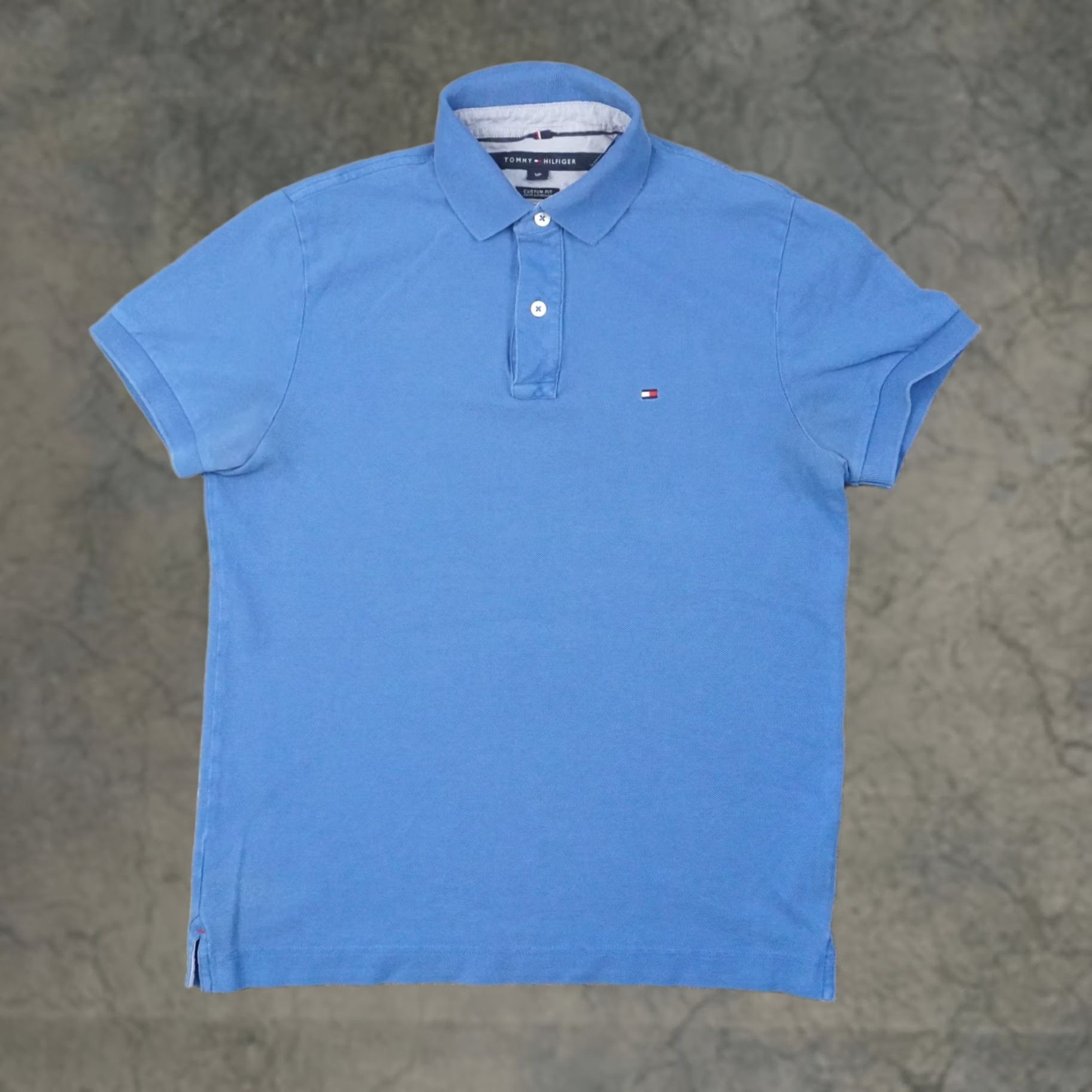 Tommy Hilfiger Tommy Hilfiger Polo Shirt Mens Small Blue Short Sleeve Collared Button Logo Classic Size US S / EU 44-46 / 1 - 1 Thumbnail