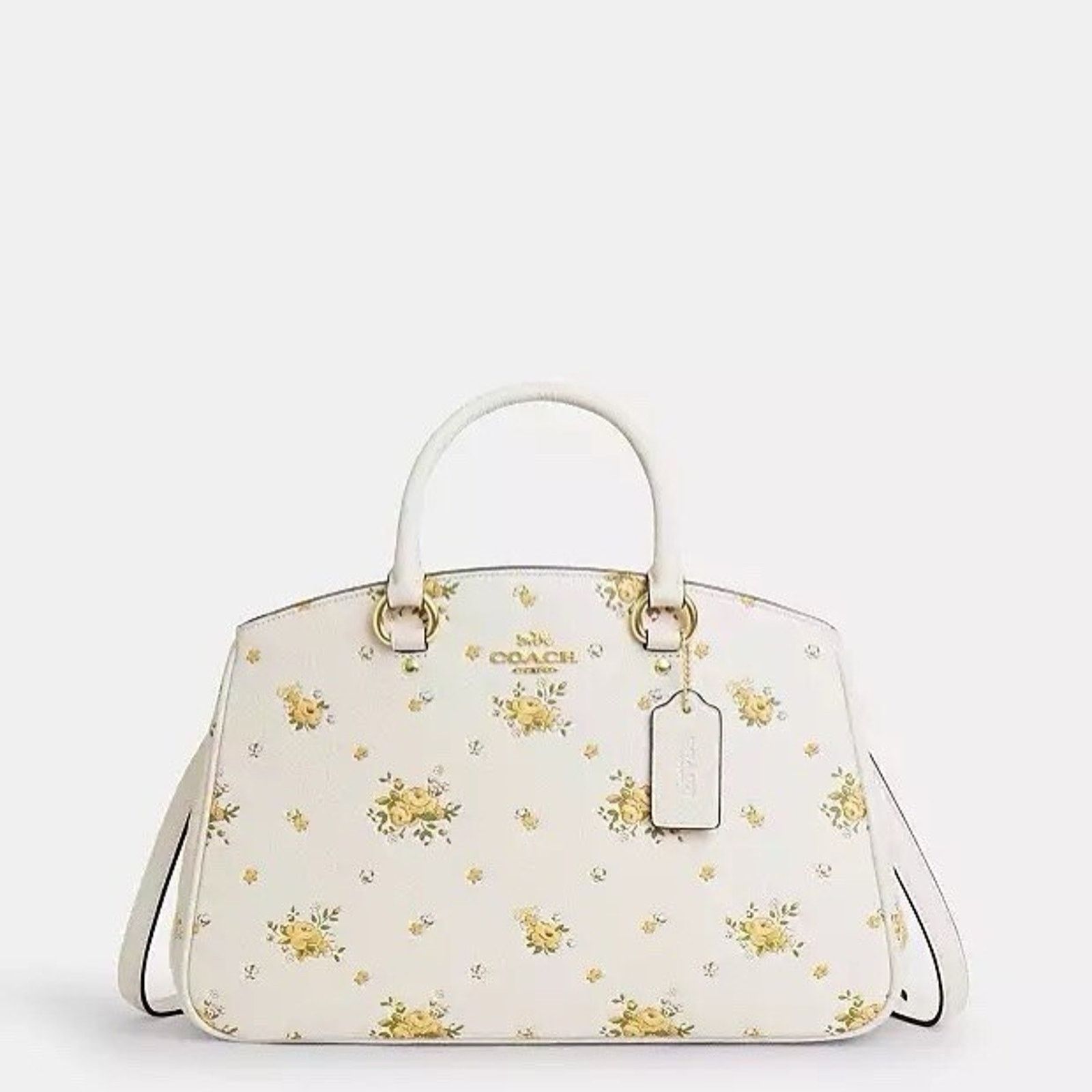 Coach NWT Coach Savannah Carryall Bag Floral CAL41 Chalk Multi Size ONE SIZE - 5 Thumbnail