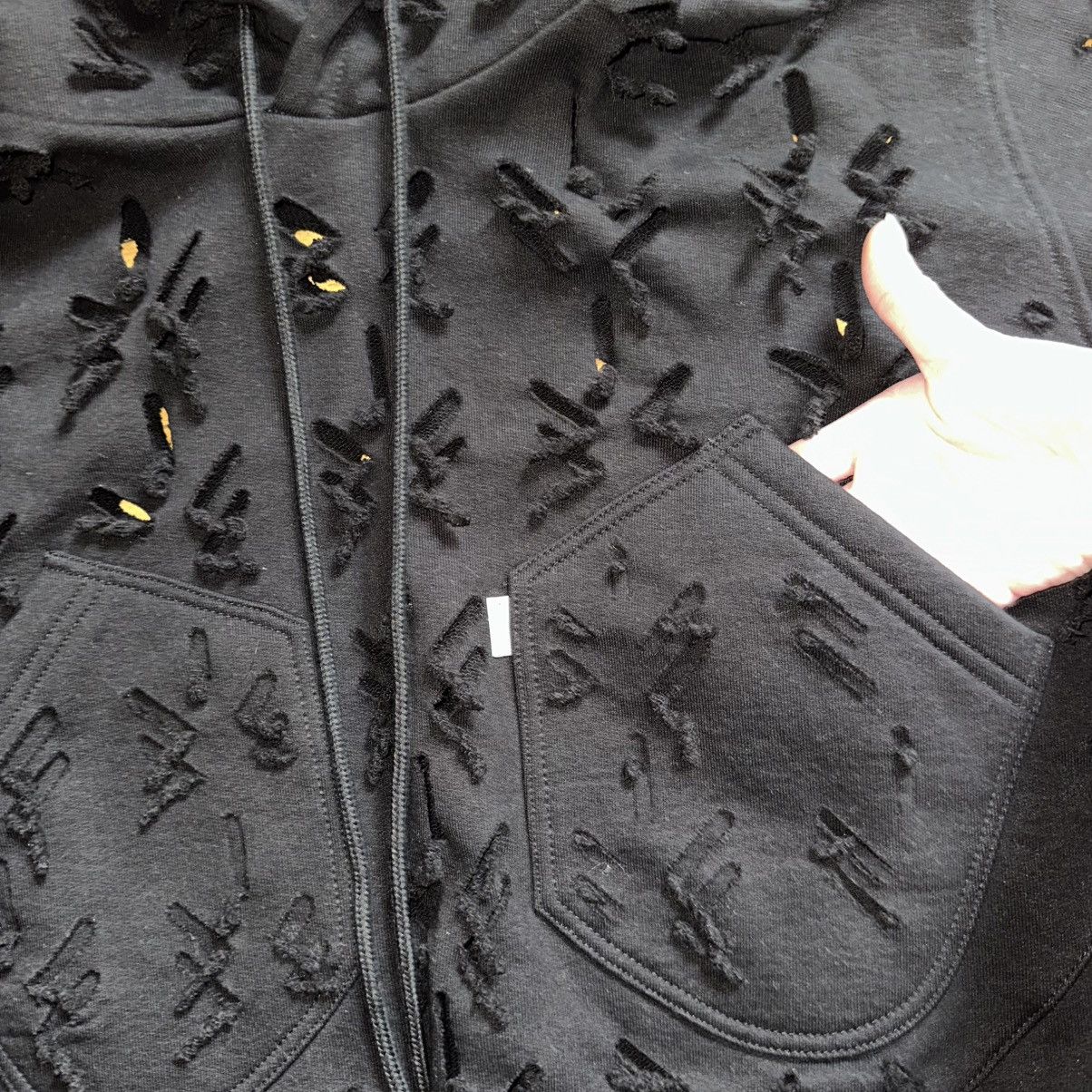 Juntae Kim Slashed hoodie Size US M / EU 48-50 / 2 - 6 Thumbnail