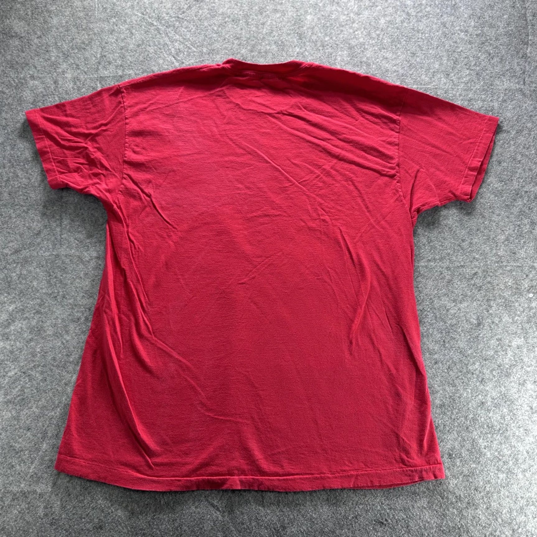 Hanes VINTAGE Hanes Shirt XL Red Blank 100% Cotton Tee Single Stitch 90s Mens Size US XL / EU 56 / 4 - 7 Thumbnail