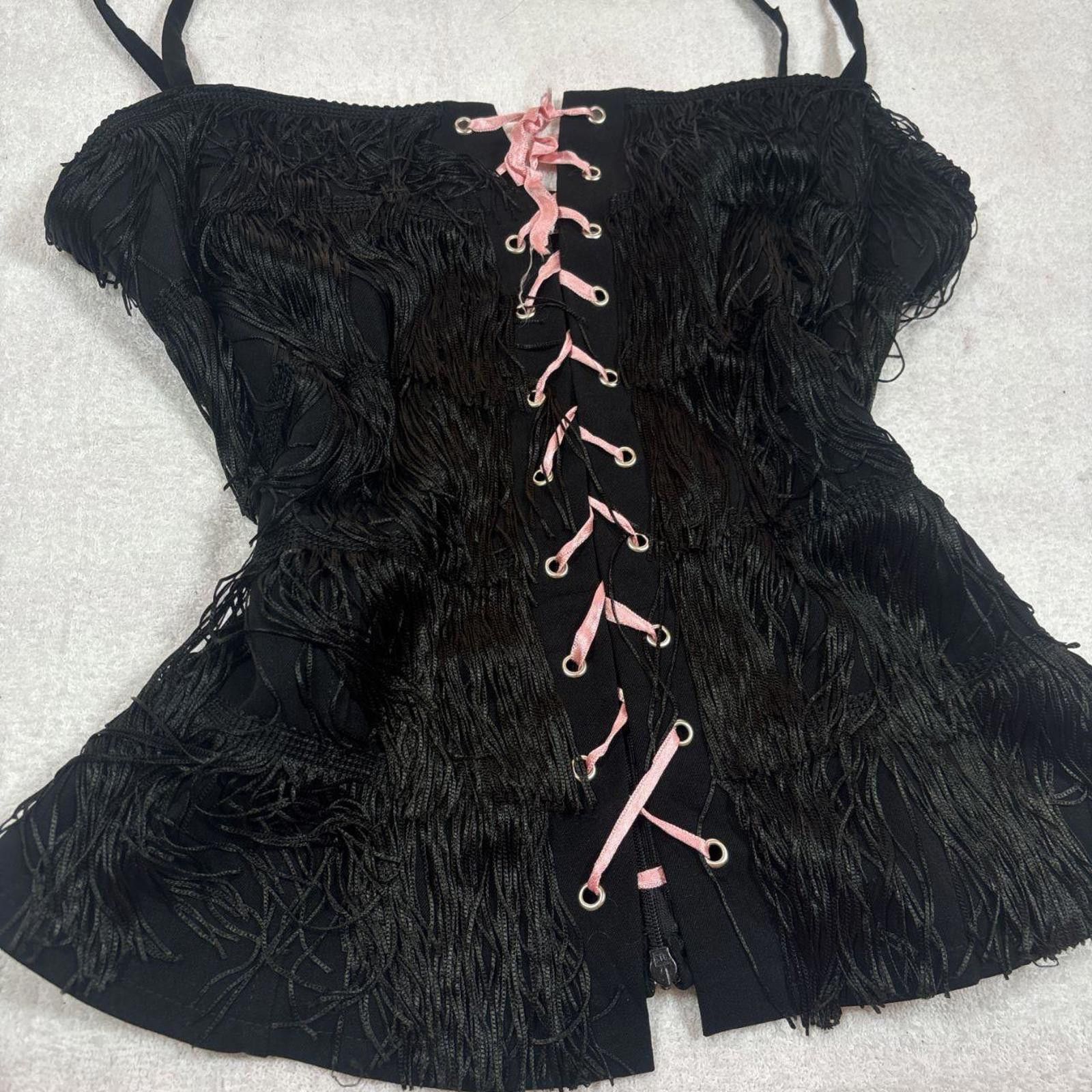 Other y2k vintage euro corset with tassel detailing Size ONE SIZE - 1 Thumbnail