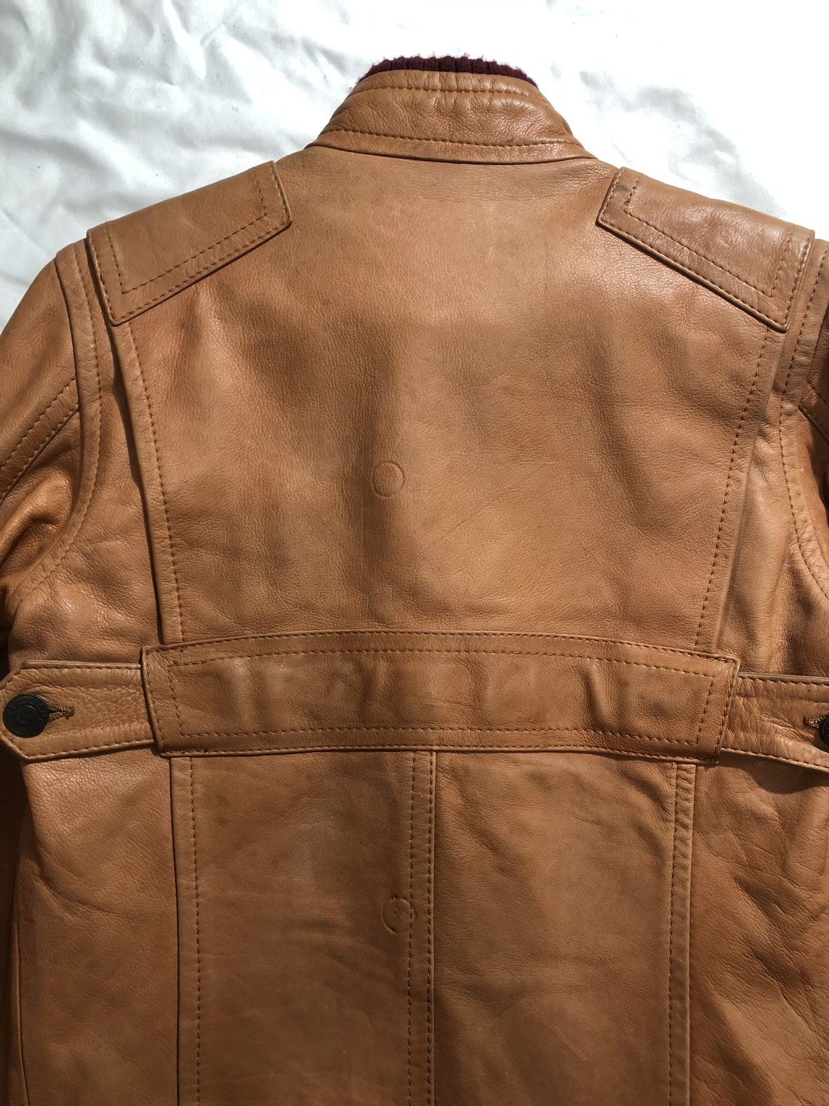 Dsquared2 DSQUARED2 Leather Brown Jacket y2k casual Size US M / EU 48-50 / 2 - 12 Thumbnail