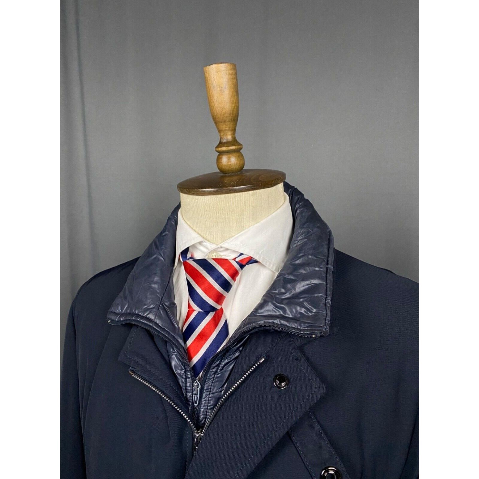 Herno Herno Men's Blue Lined Down Insulated Long Coat Size L-XL Size US L / EU 52-54 / 3 - 5 Thumbnail
