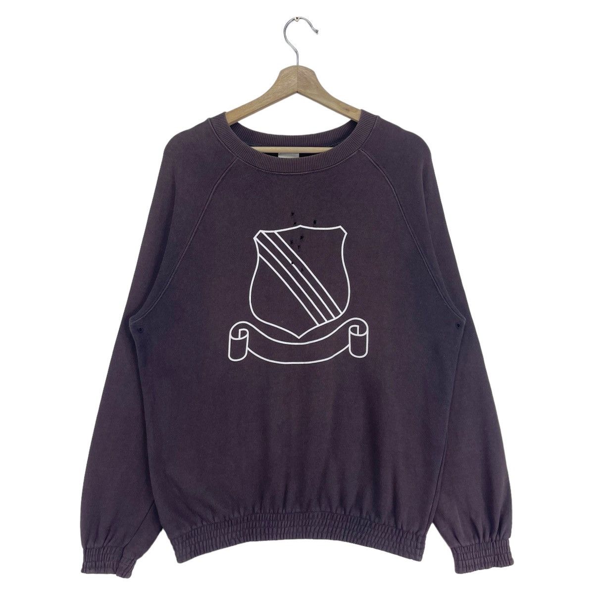 Number (N)ine A/W01 Number Nine Shield Shotgun Ripped Sweatshirt Size US M / EU 48-50 / 2 - 2 Thumbnail
