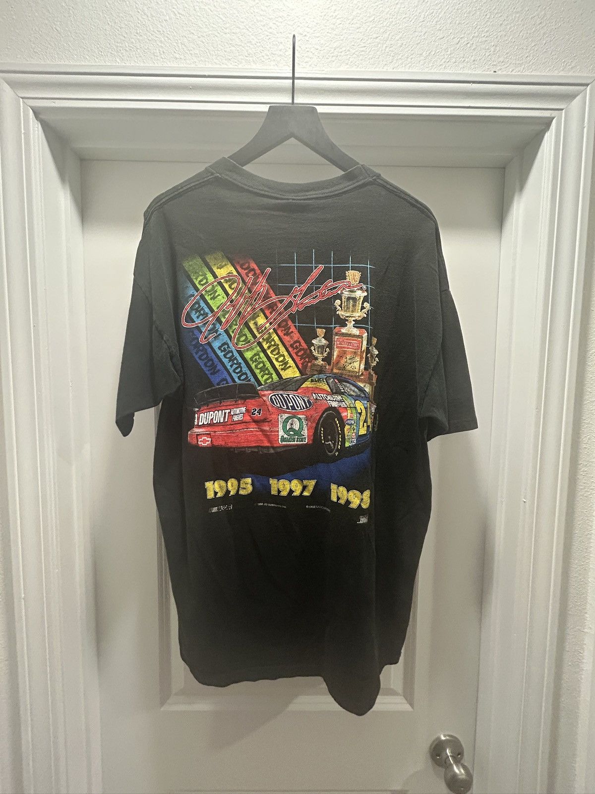 NASCAR Jeff Gordon 3PEAT vintage graphic tee Size US L / EU 52-54 / 3 - 3 Thumbnail