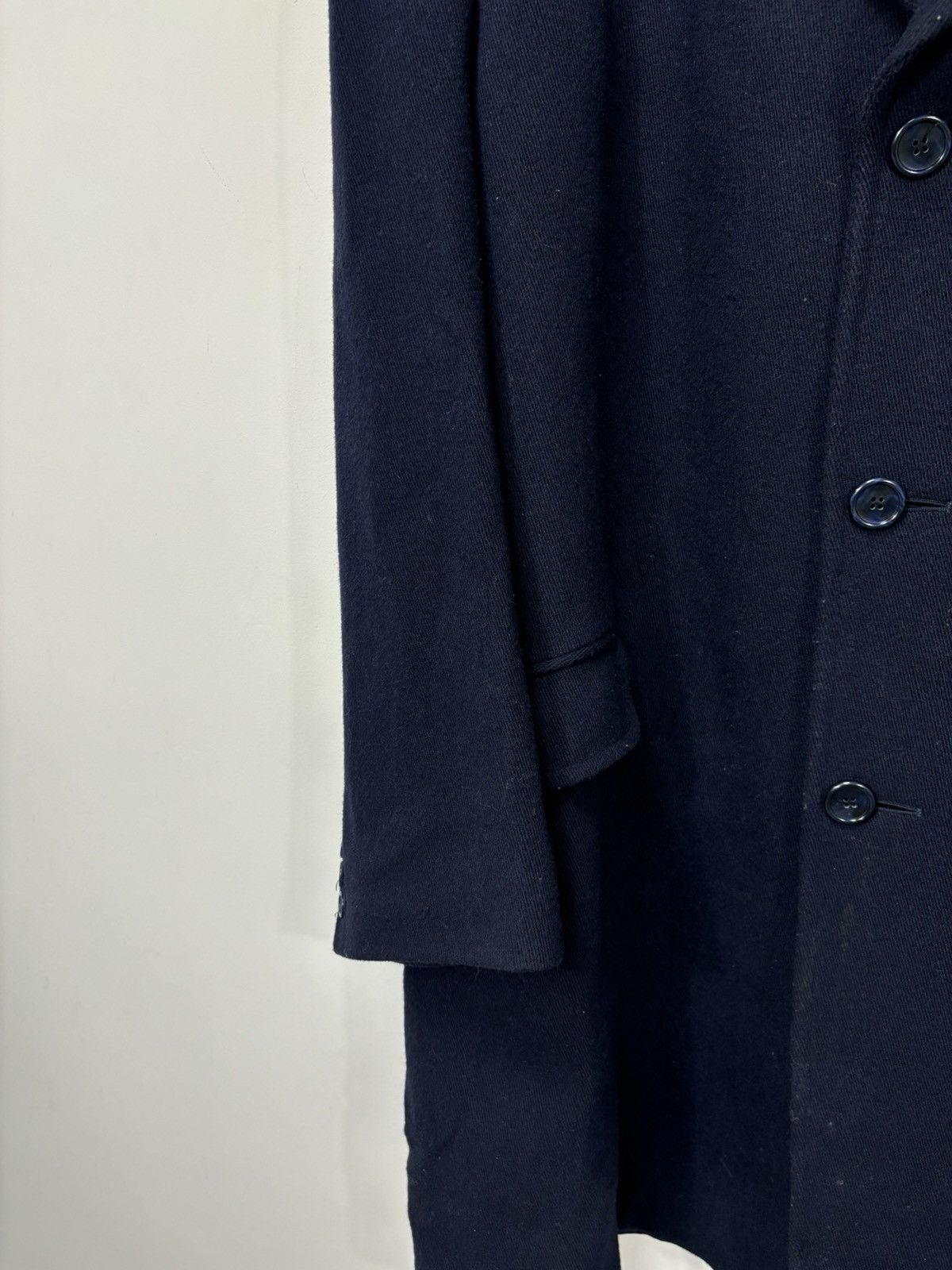 Other UK The British Tailor 350£ Men’s Navy Blue Wool Car Overcoat Size US XL / EU 56 / 4 - 5 Thumbnail