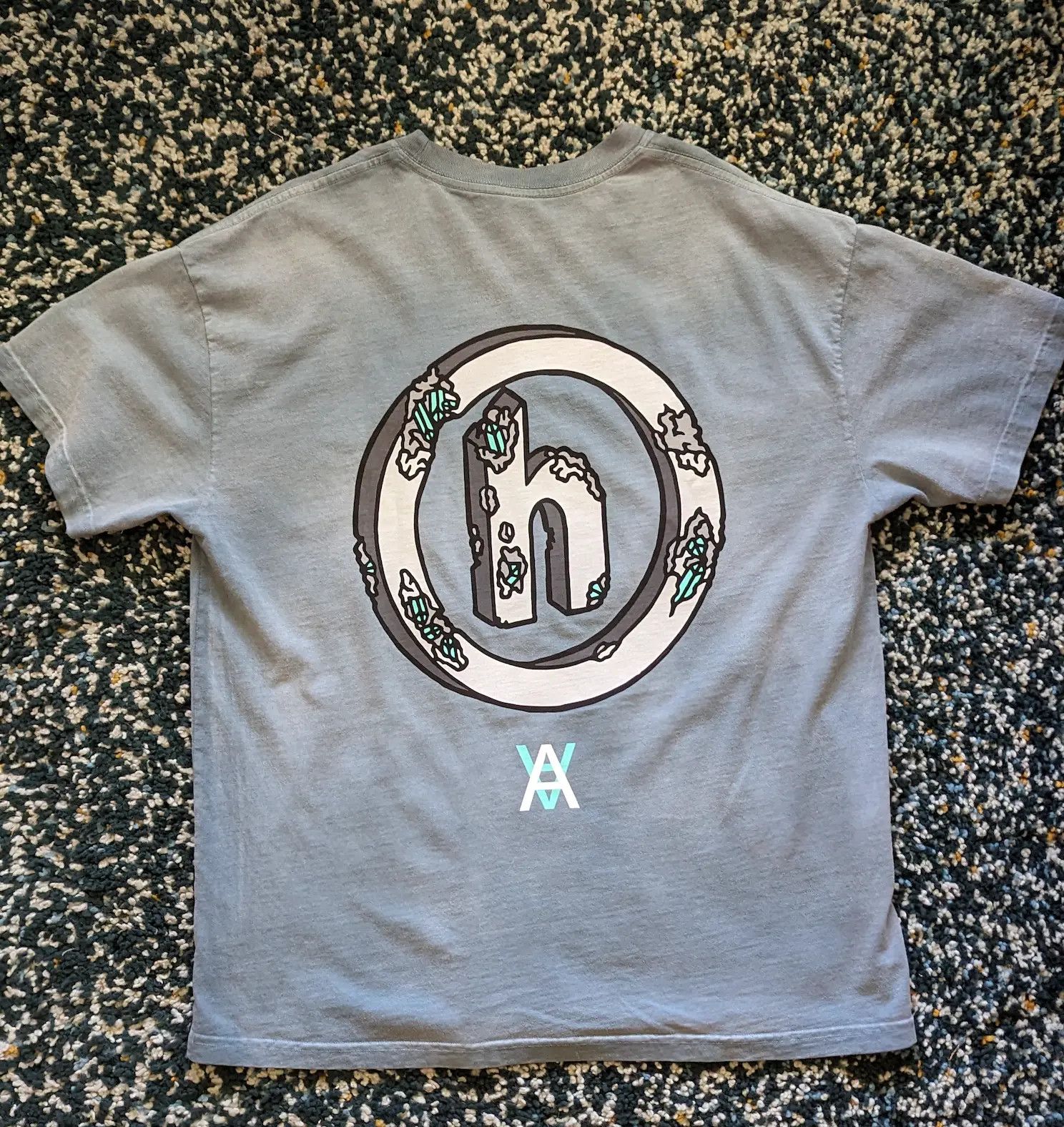 Daniel Arsham × HIDDEN Eroded H Logo Tee | Grailed