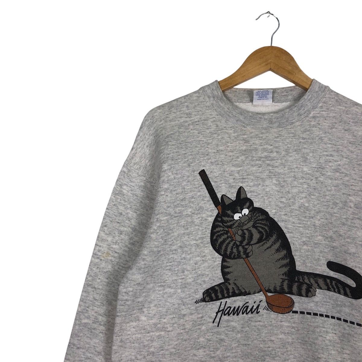Vintage Vintage Crazy Shirt Hawaiian Cat Lover Rare 90s Size US M / EU 48-50 / 2 - 6 Thumbnail