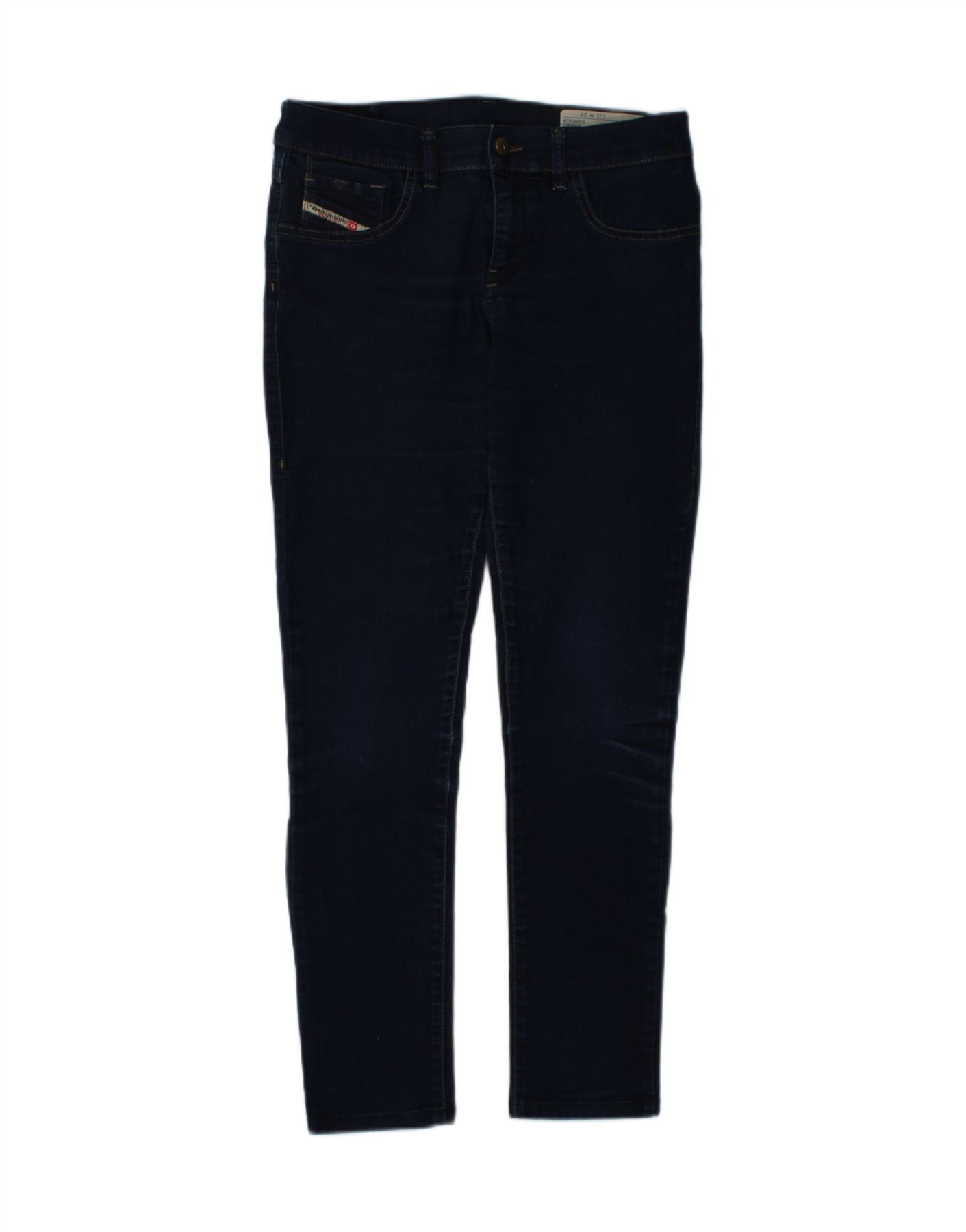 Diesel Womens Skinny Jeans W29 L28 Navy Blue Cotton Size 42" / US 20 - 1 Thumbnail