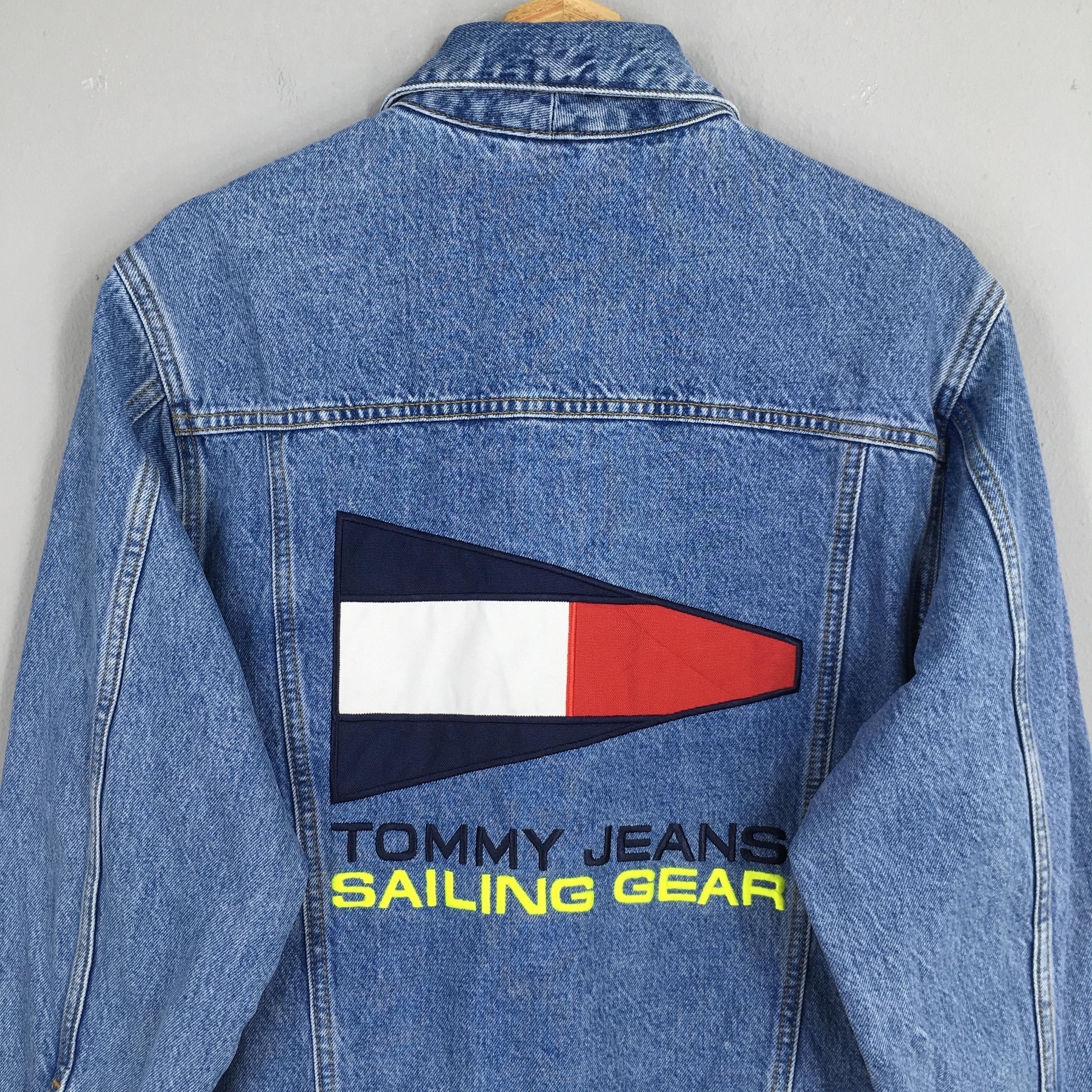 Tommy Hilfiger Vintage Tommy Hilfiger Trucker Denim Jacket XSmall Size US XS / EU 42 / 0 - 2 Thumbnail