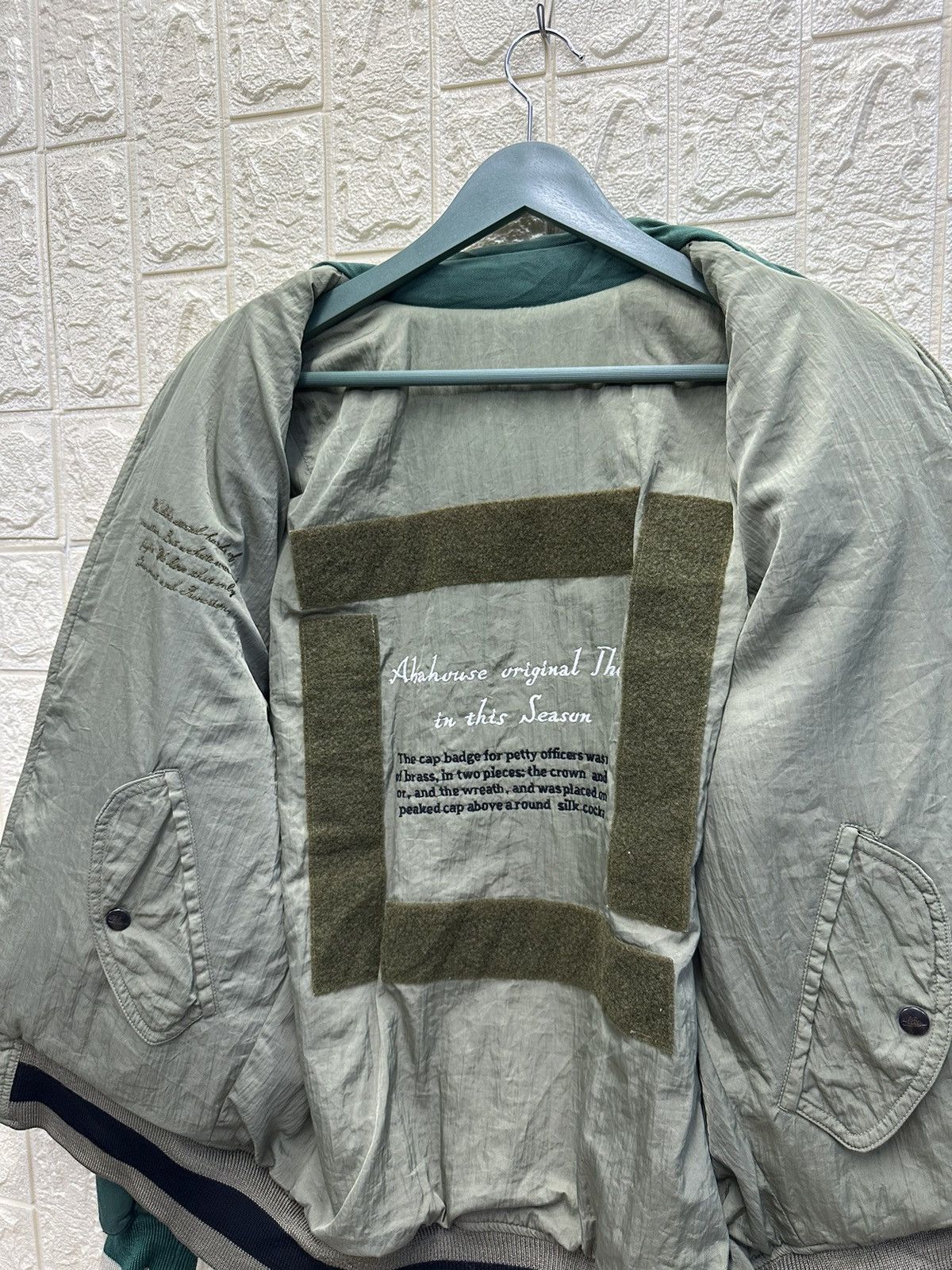 ABAHOUSE Vintage Abahouse Riversible Bomber Jacket MJ55 Size US M / EU 48-50 / 2 - 7 Thumbnail