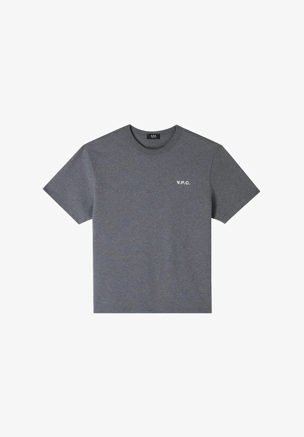 A.P.C. o1mle1125 Boxy Petit VPC T-Shirt in Gray Size US XL / EU 56 / 4 - 1 Thumbnail