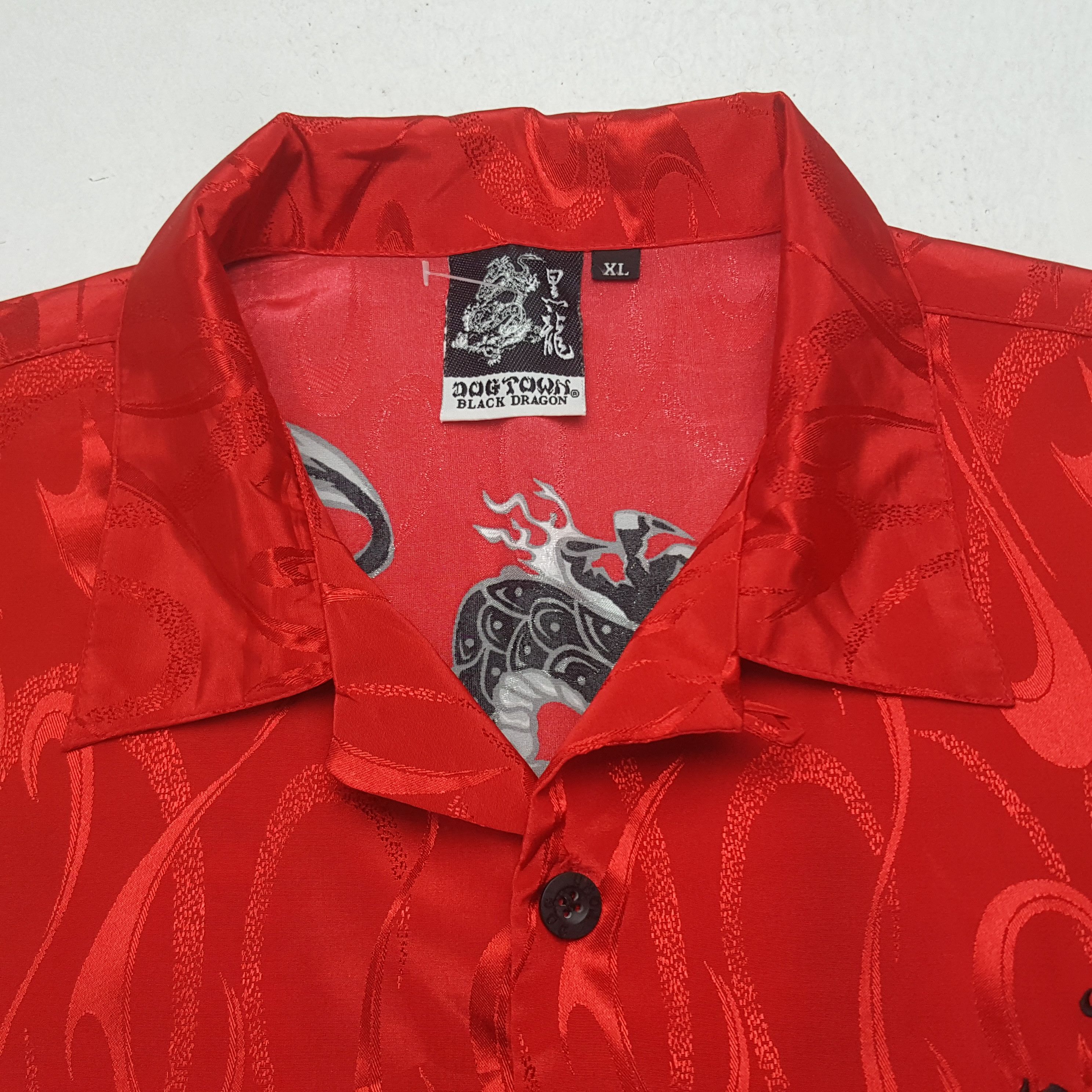 Dogtown Vintage Dog Town Black Dragon Shirt Button Up 31 Size US XL / EU 56 / 4 - 5 Thumbnail