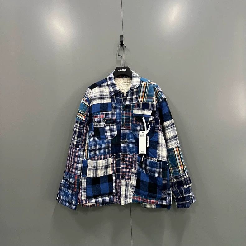 Greg Lauren greg lauren Plaid spliced lamb wool jacket 2506-Nextarrow Size US M / EU 48-50 / 2 - 1 Thumbnail