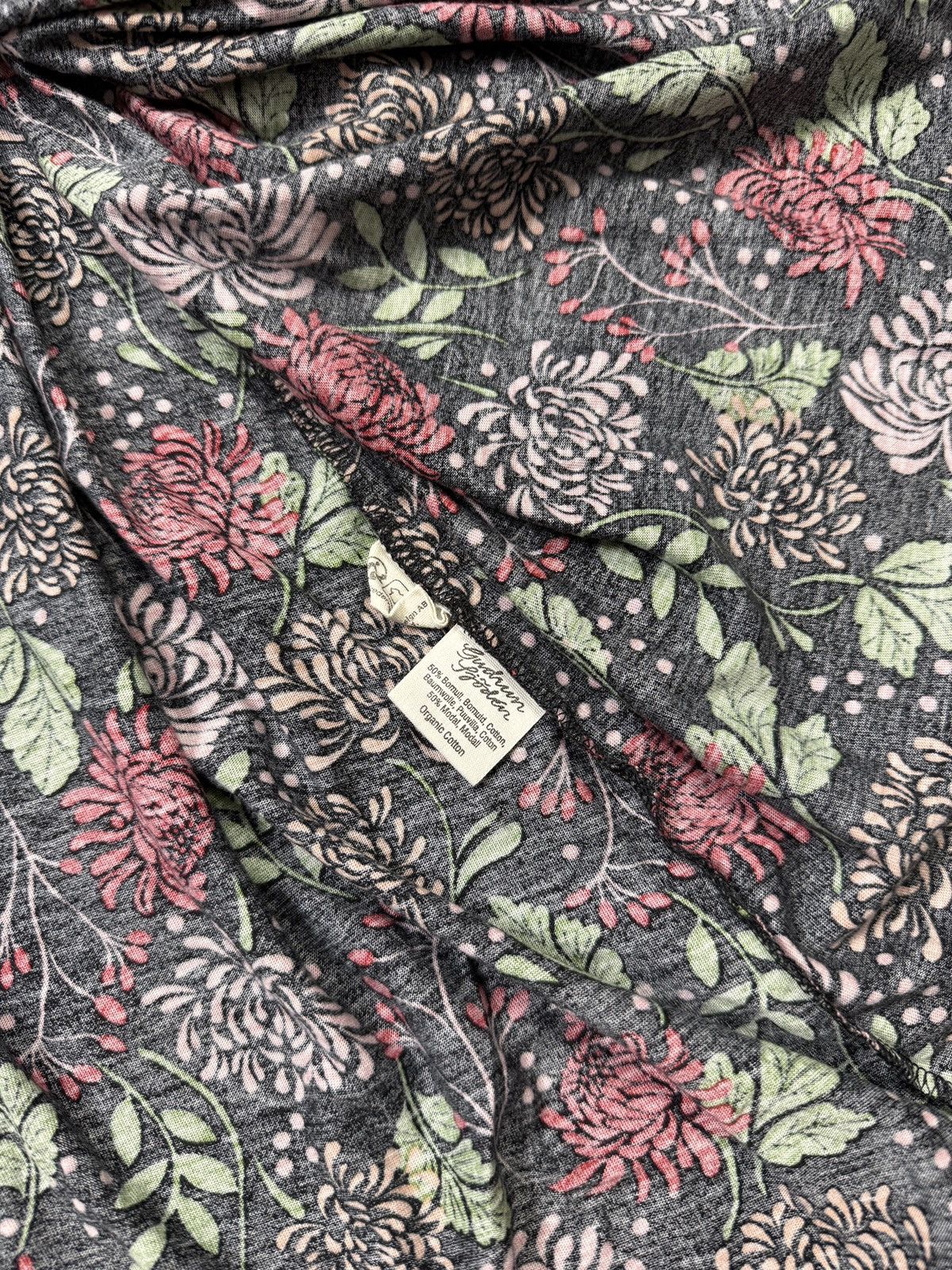 Gudrun Sjoden Gudrun Sjoden Women Dress Linen Cotton Flowers Size M / US 6-8 / IT 42-44 - 7 Thumbnail