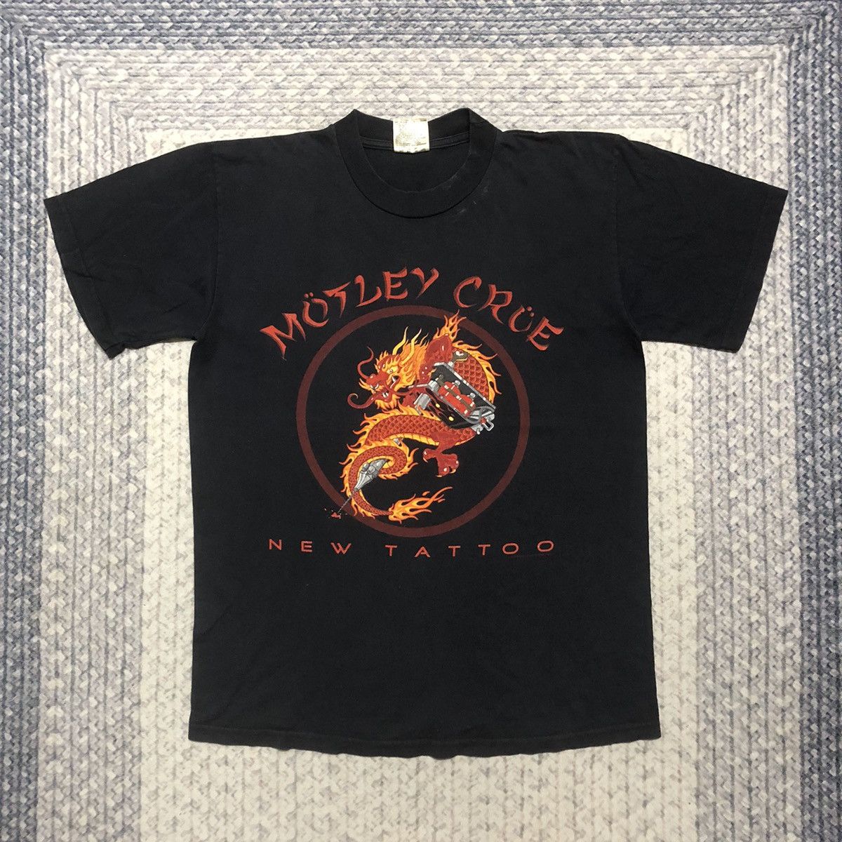 A$AP Rocky × Vintage Motley crue new tattoo asap rocky 2000 | Grailed