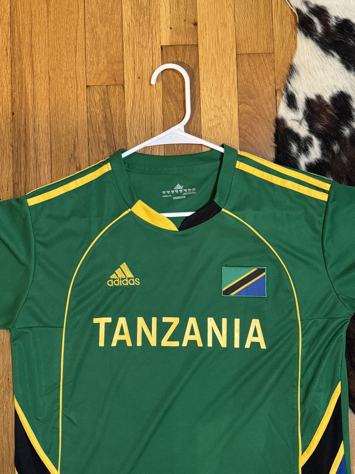 Adidas Green Adidas Tanzania Soccer Jersey Size US M / EU 48-50 / 2 - 2 Thumbnail