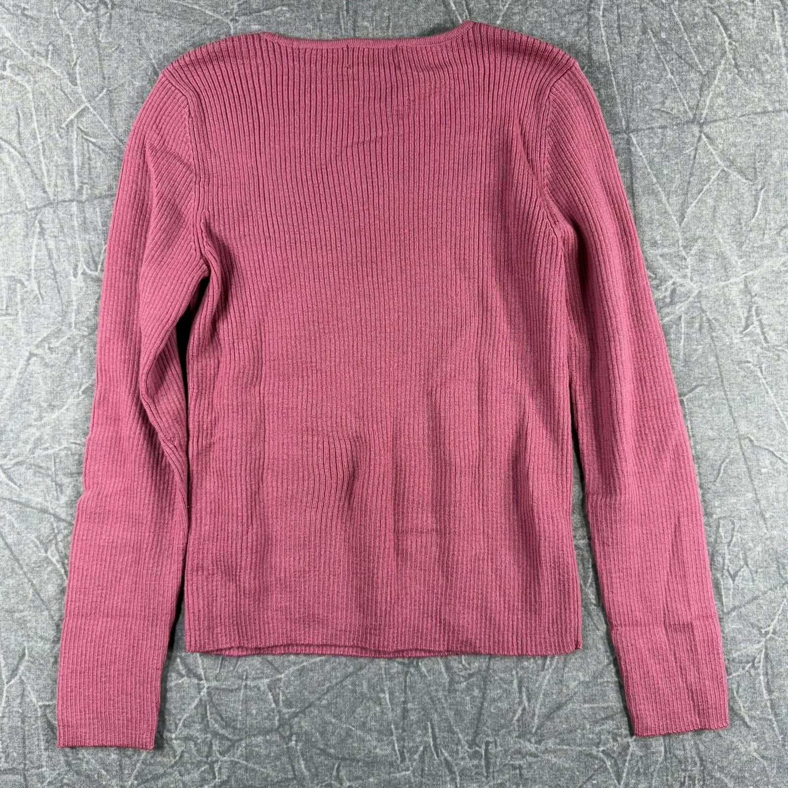 Charter Club Charter Club Shirt Women's P Pink Merino Wool Sweater Size XS / US 0-2 / IT 36-38 - 6 Thumbnail