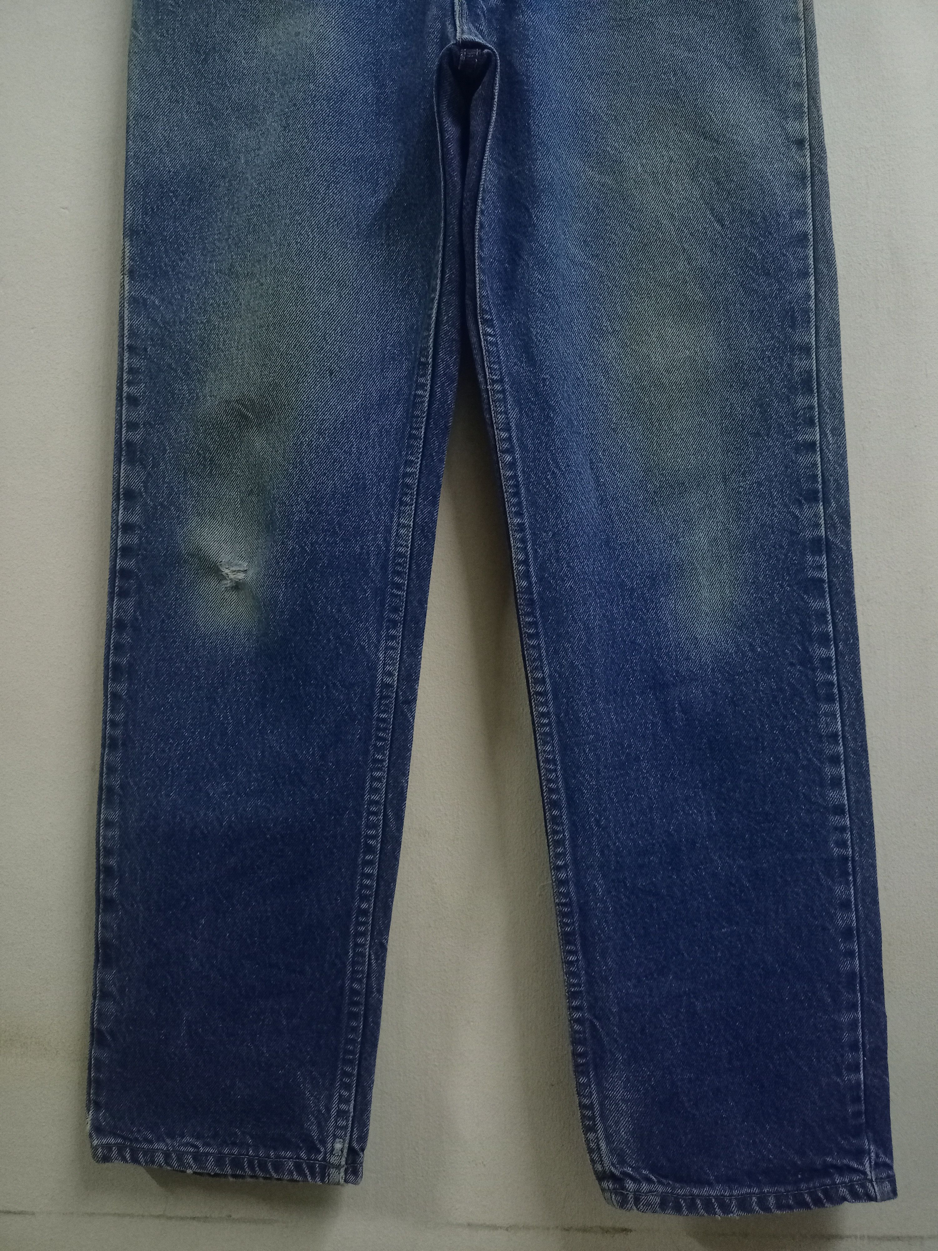 Levi's × Levi's Vintage Clothing Vintage 90s Levis 509 Orange Tab Distressed Blue Jeans Size US 31 - 9 Thumbnail