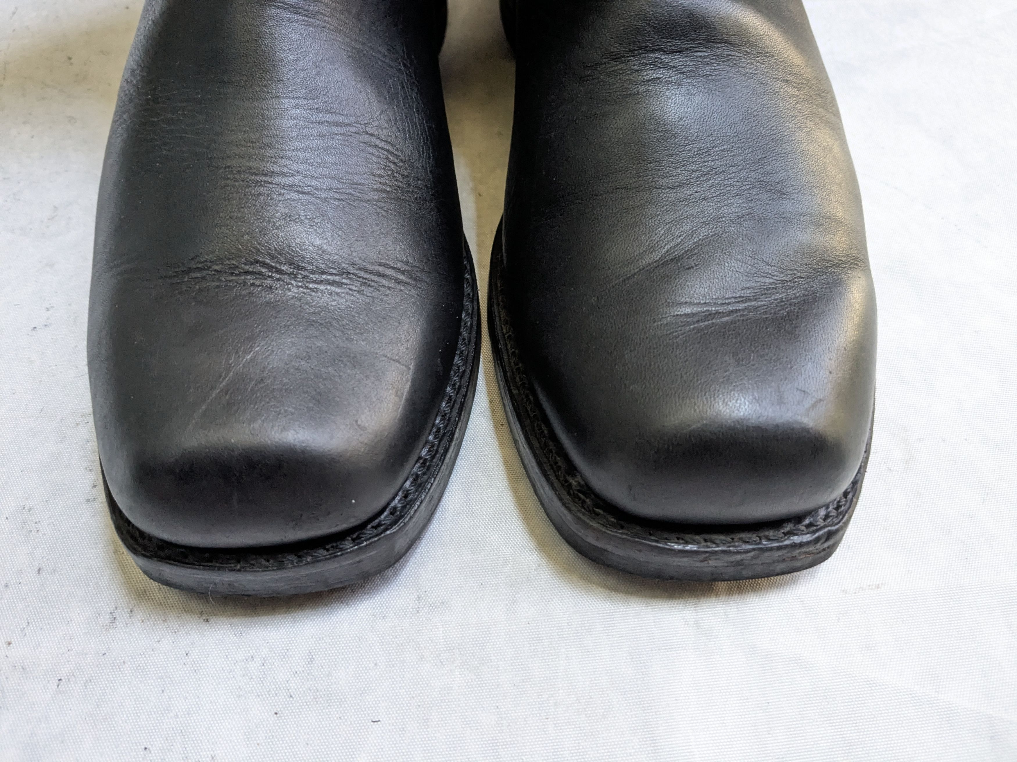 Frye Frye Harness Black Leather 9.5 M Leather Buckle Size US 9 / EU 42 - 3 Thumbnail