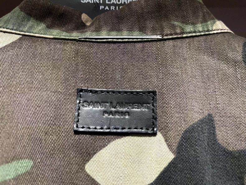 Saint Laurent Paris Saint Laurent Paris Camouflage parka coat-2506 Size US S / EU 44-46 / 1 - 3 Thumbnail