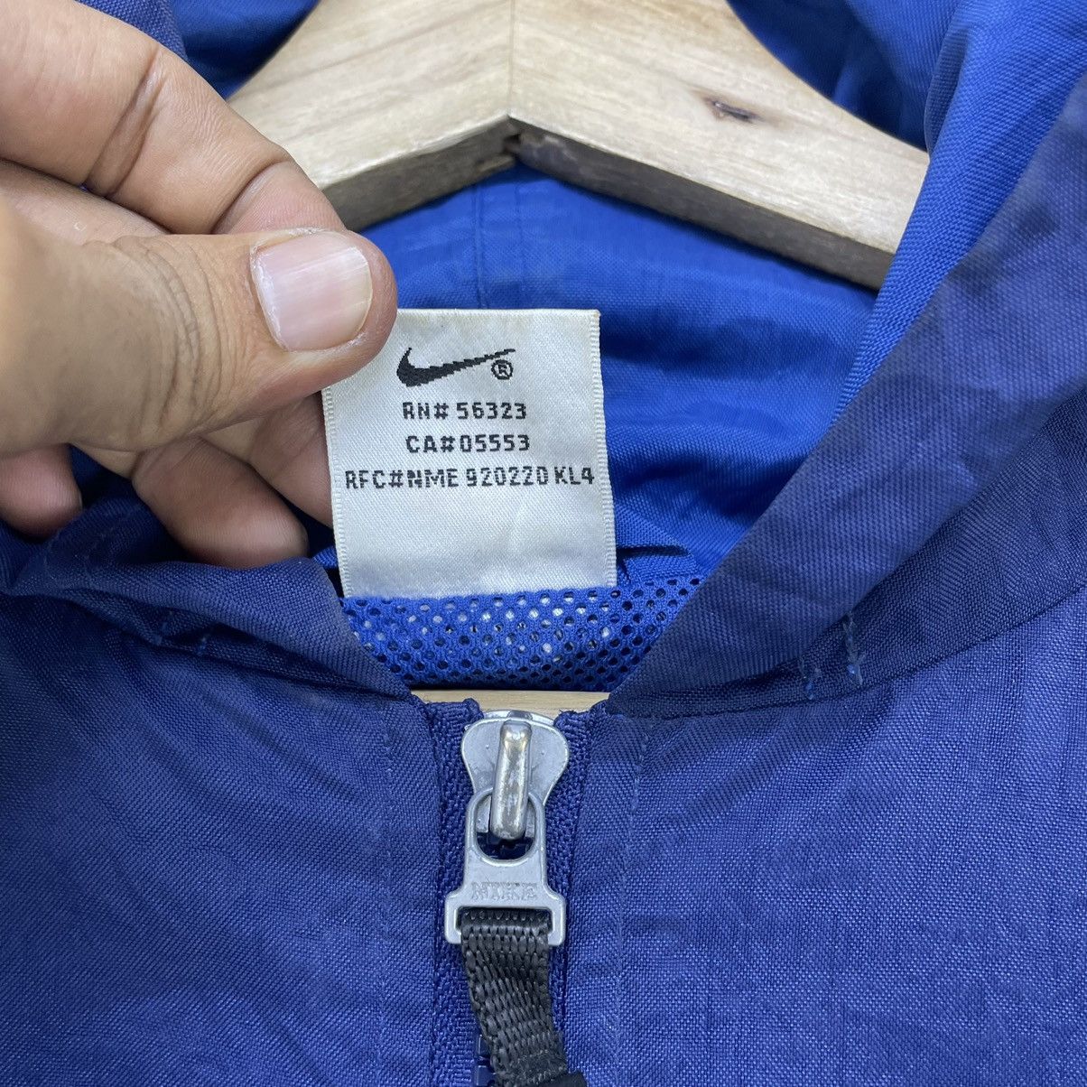 Nike 🔥Vintage Nike 90s Anorak Center Swoosh Hoody Jacket Size US S / EU 44-46 / 1 - 4 Thumbnail