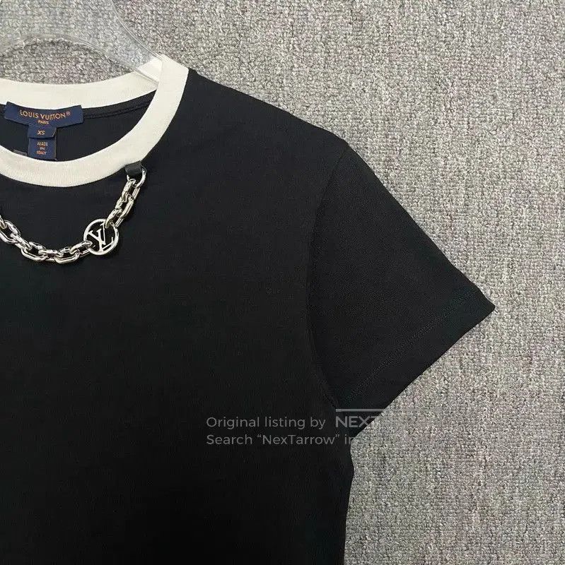Louis Vuitton Louis Vuitton Black Cotton Women's T. Size XS / US 0-2 / IT 36-38 - 3 Thumbnail