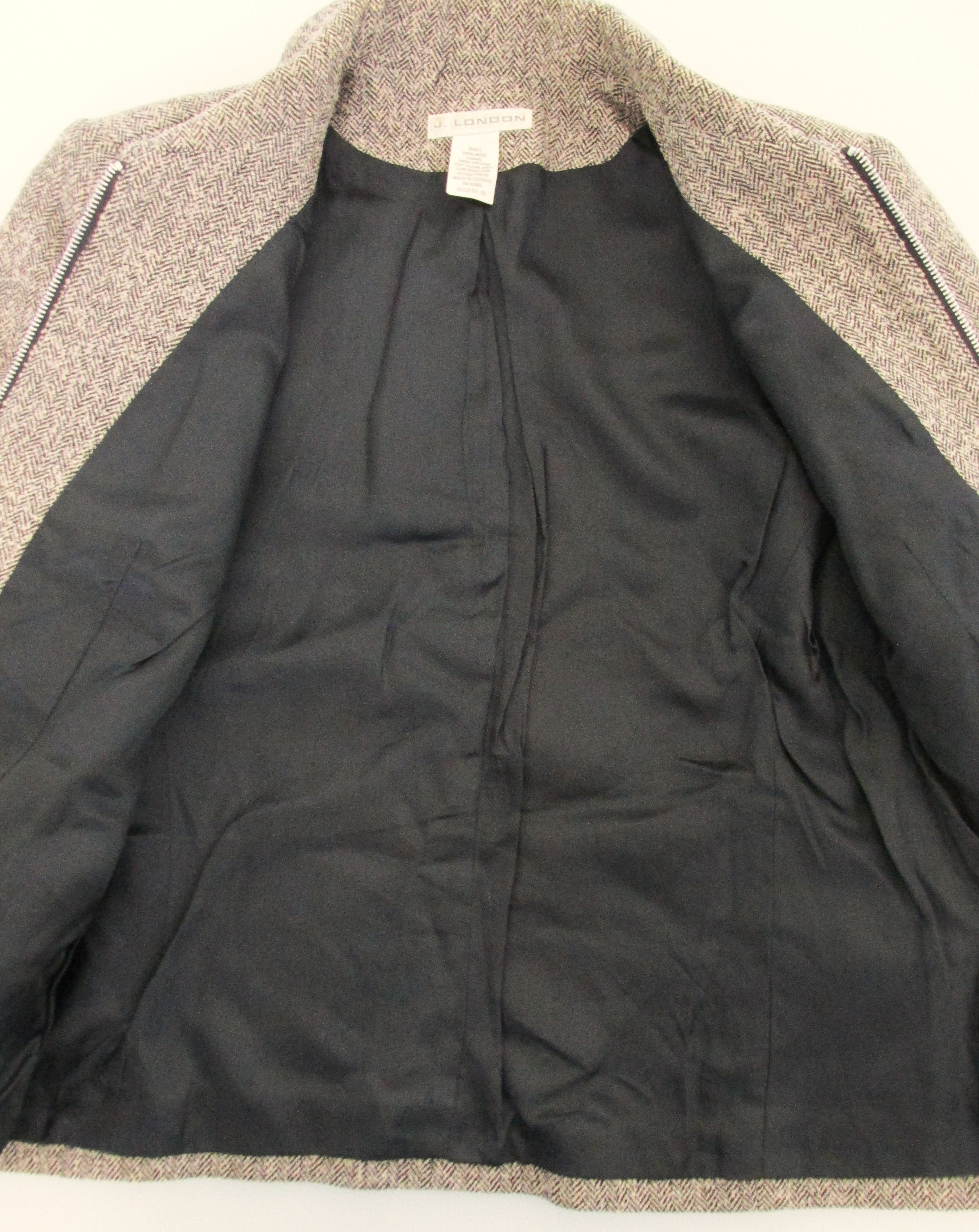 Other J. London Women's Wool Zipper Jacket/Blazer Size 6 Size M / US 6-8 / IT 42-44 - 5 Thumbnail