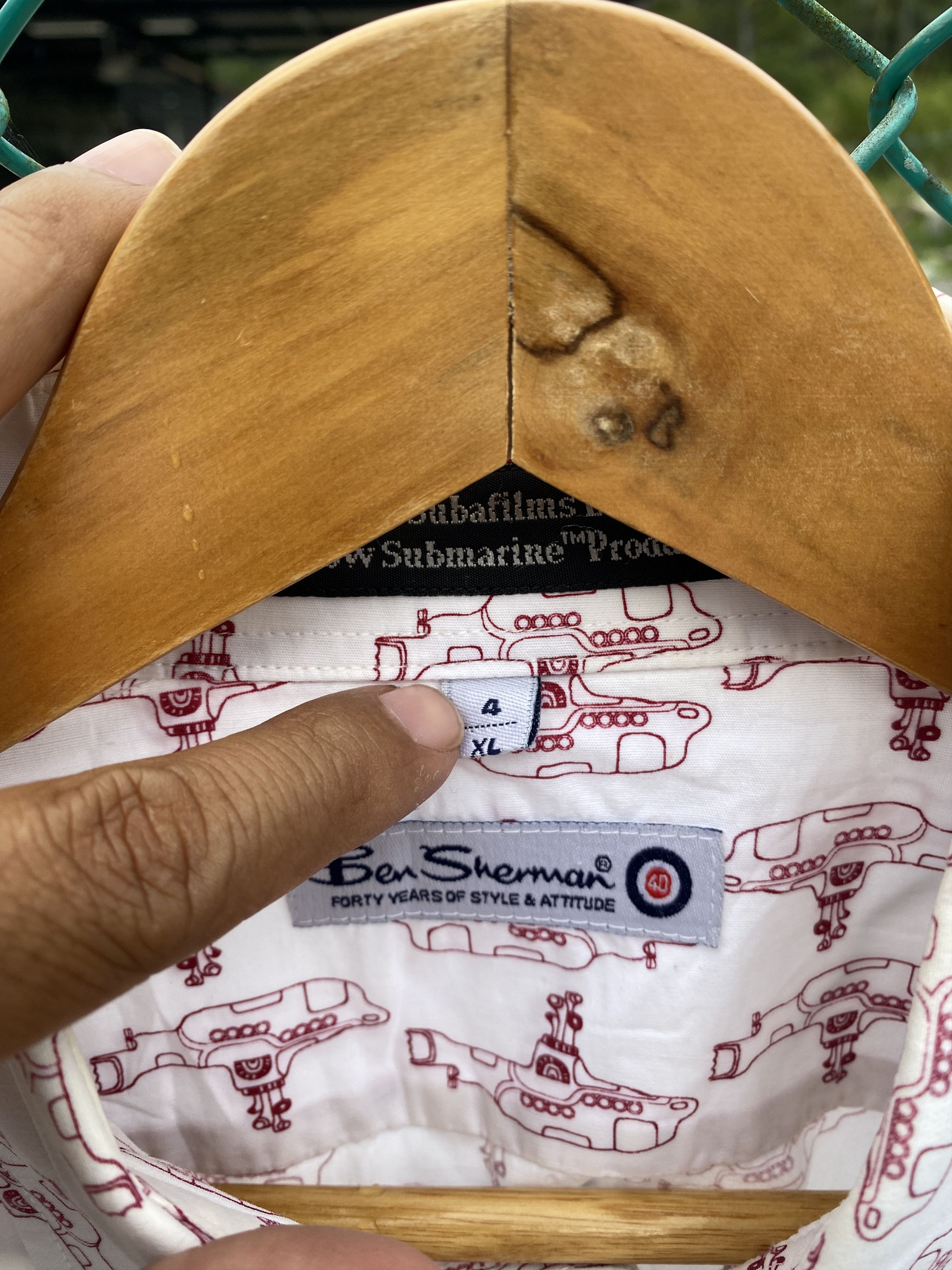 Ben Sherman 2003 Ben Sherman Full printed A Yellow Submarine Product. Size US XL / EU 56 / 4 - 6 Thumbnail