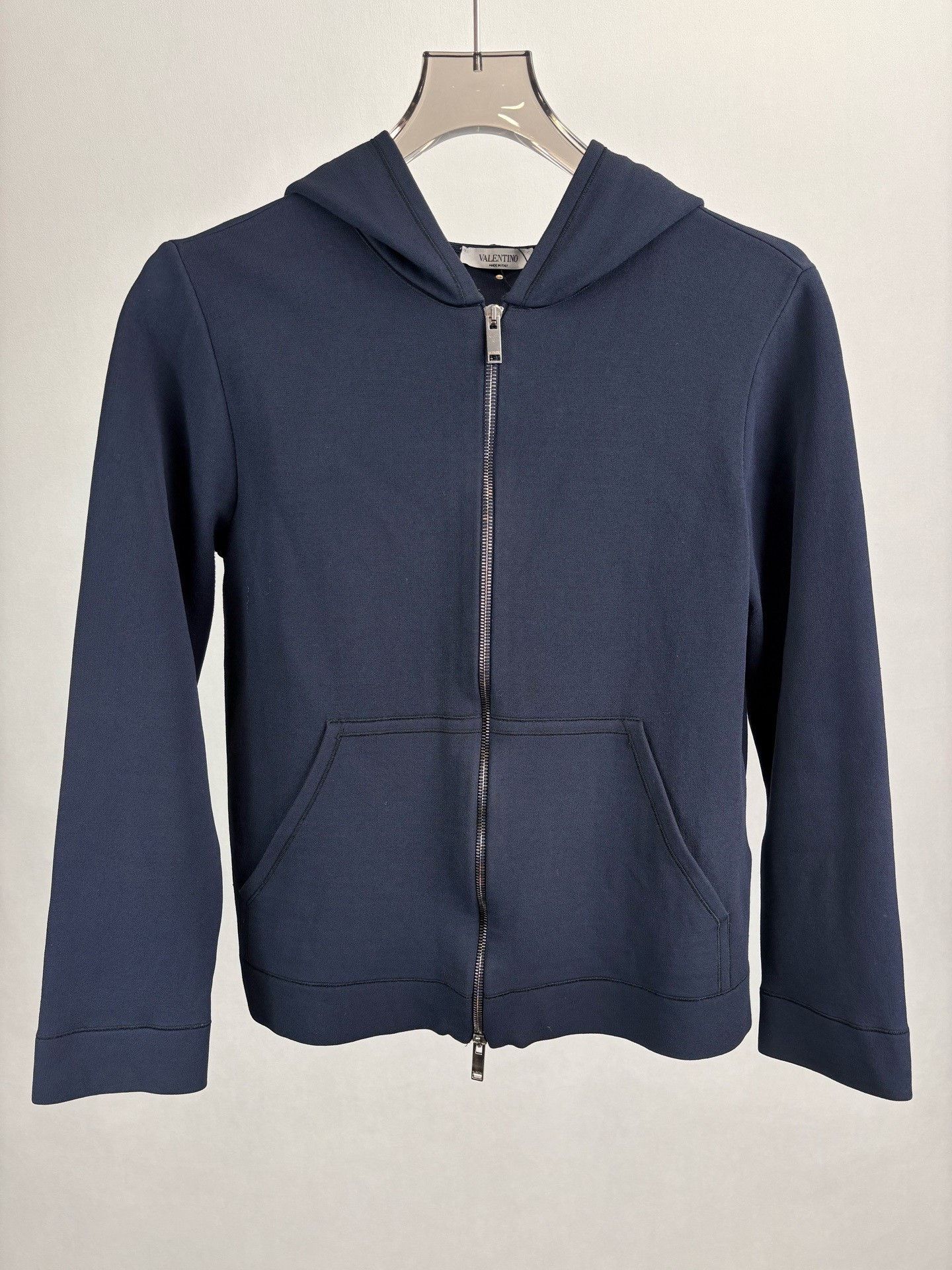 Valentino Valentino Back Rivet Hooded Zip Jacket Size XS / US 0-2 / IT 36-38 - 1 Thumbnail